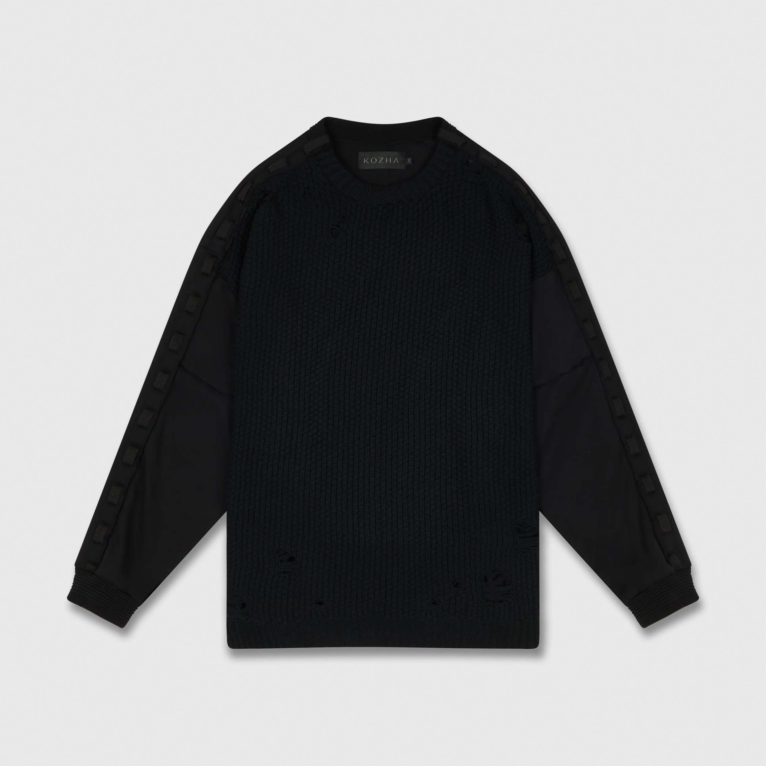 Kozha mens luxury jersey and knit sweater — Bulgarian heritage modernised by James Hillman fashion consultancy