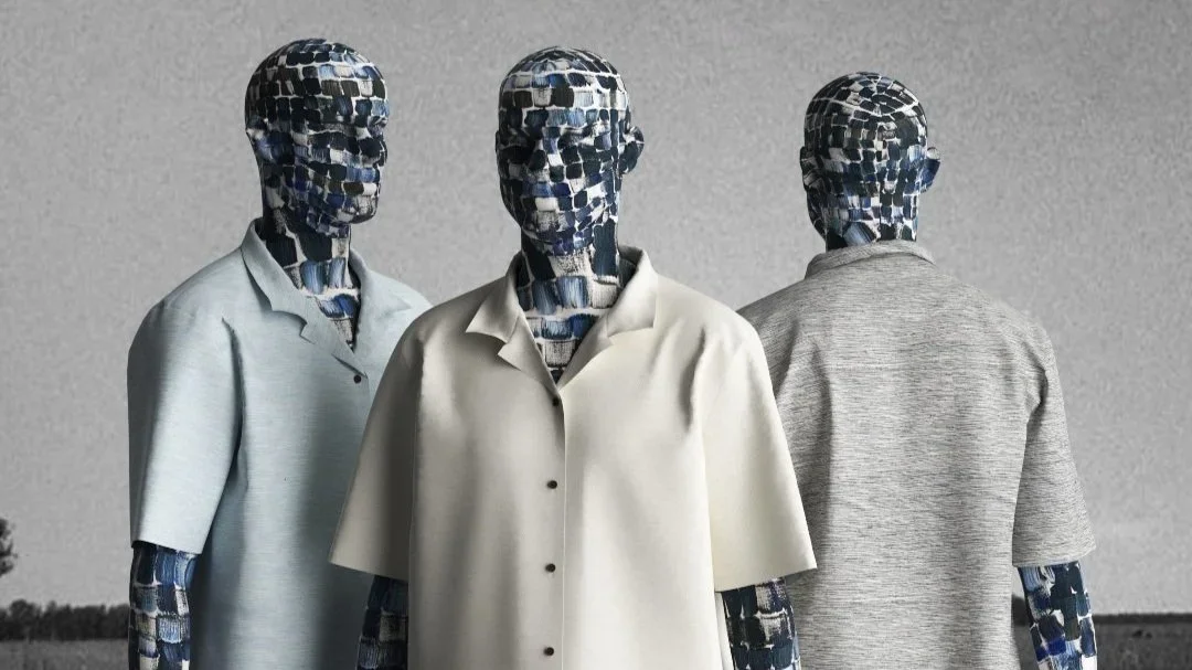 Photorealistic CGI campaign imagery — 3D fashion development by James Hillman