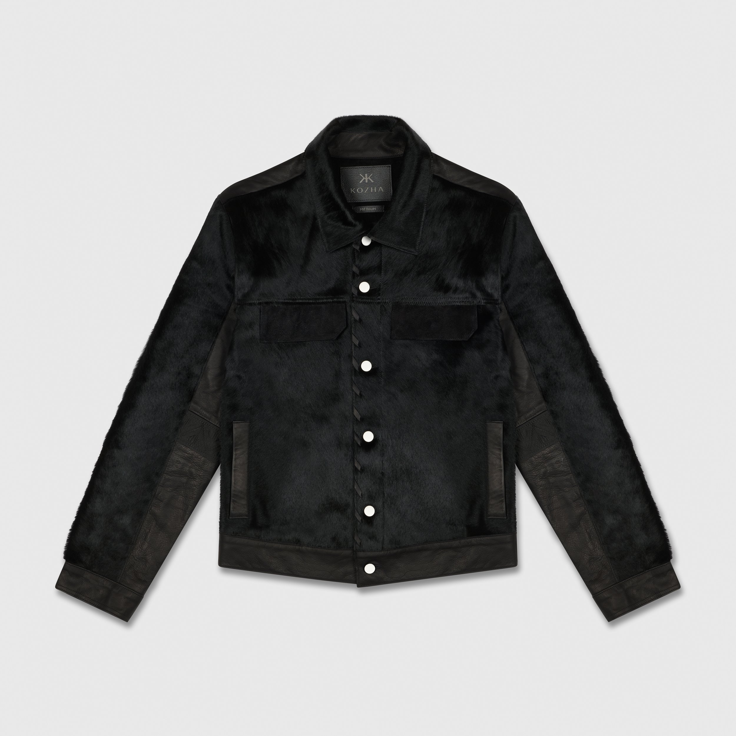 Kozha mens luxury leather jacket — Bulgarian heritage modernised by James Hillman fashion consultancy