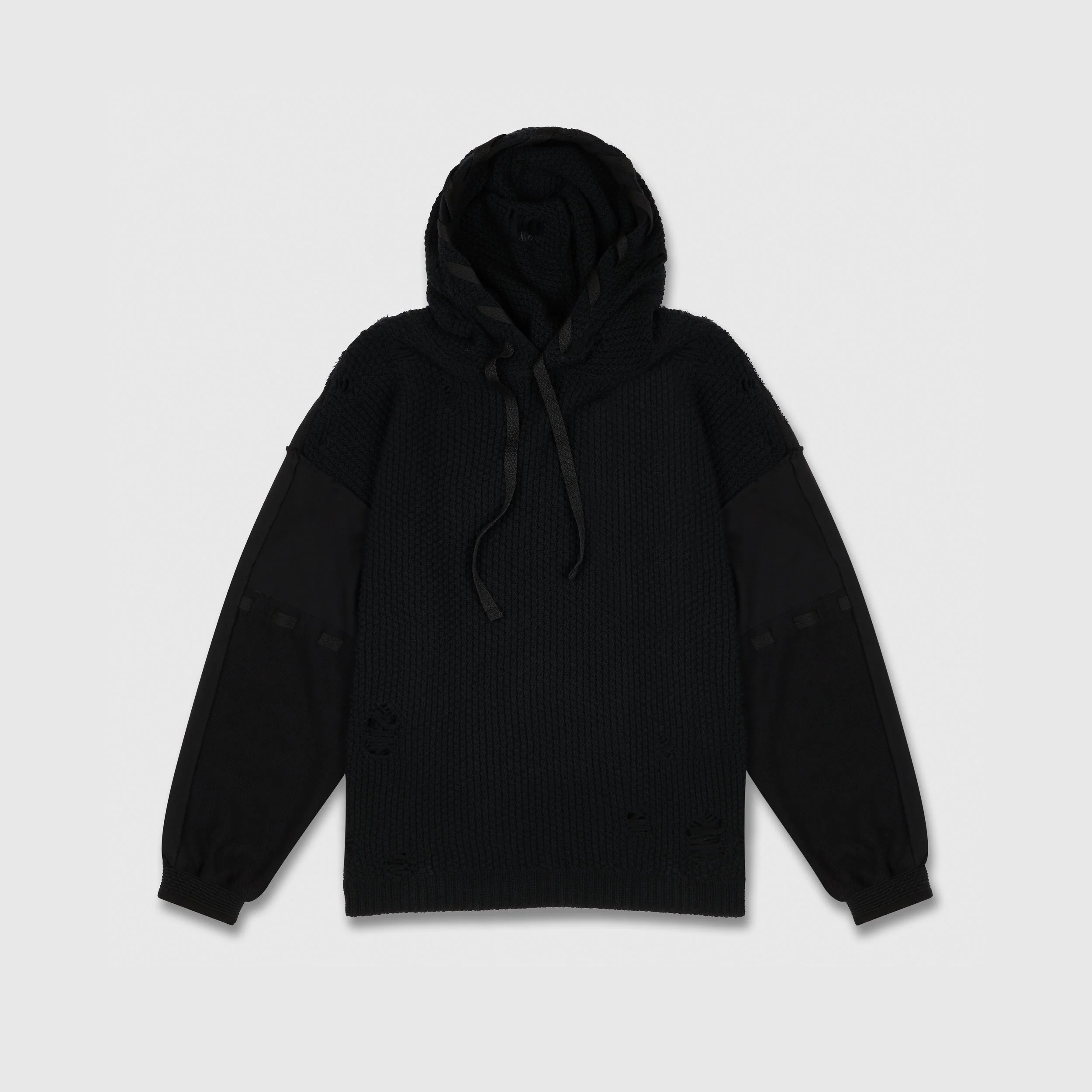 Kozha mens luxury jersey and knit hoodie jacket — Bulgarian heritage modernised by James Hillman fashion consultancy
