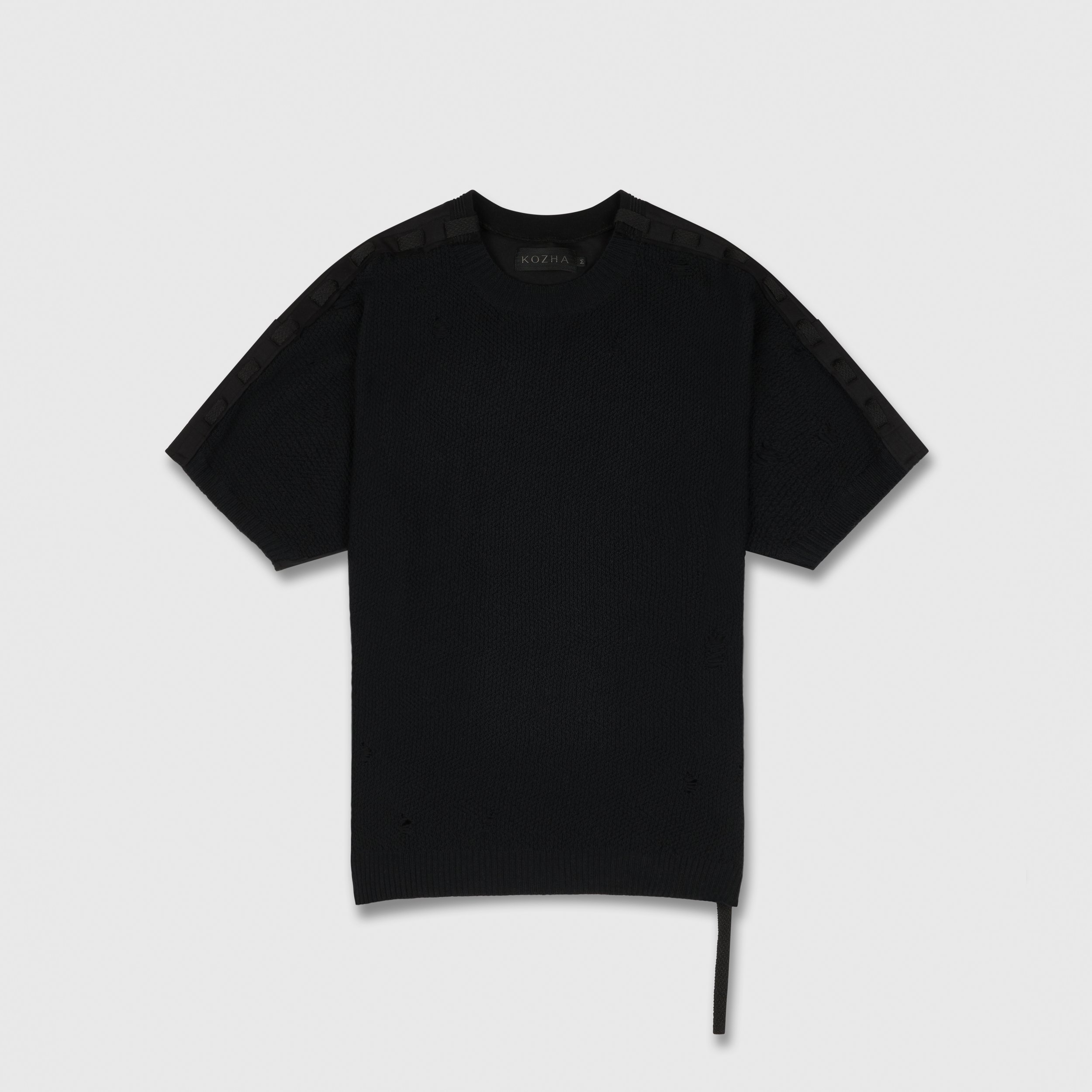 Kozha mens luxury jersey and knit tee — Bulgarian heritage modernised by James Hillman fashion consultancy