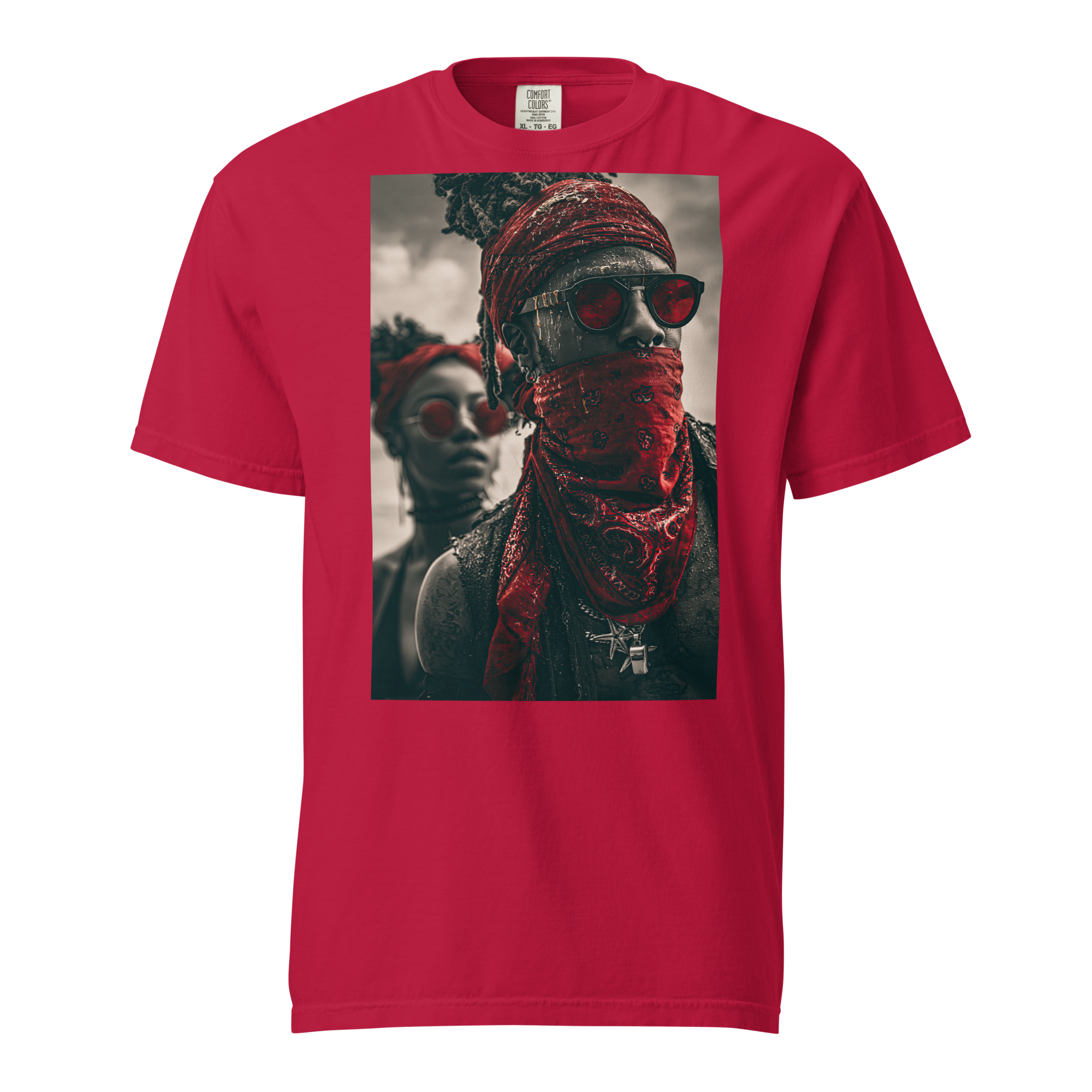 Dvayo Unisex Red Nights -Premiere Heavyweight Tee
