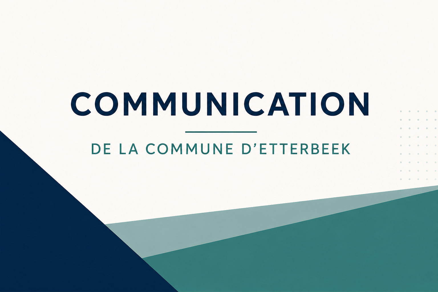Communication de la commune sur le rachat du site ING par les Etats-Unis
