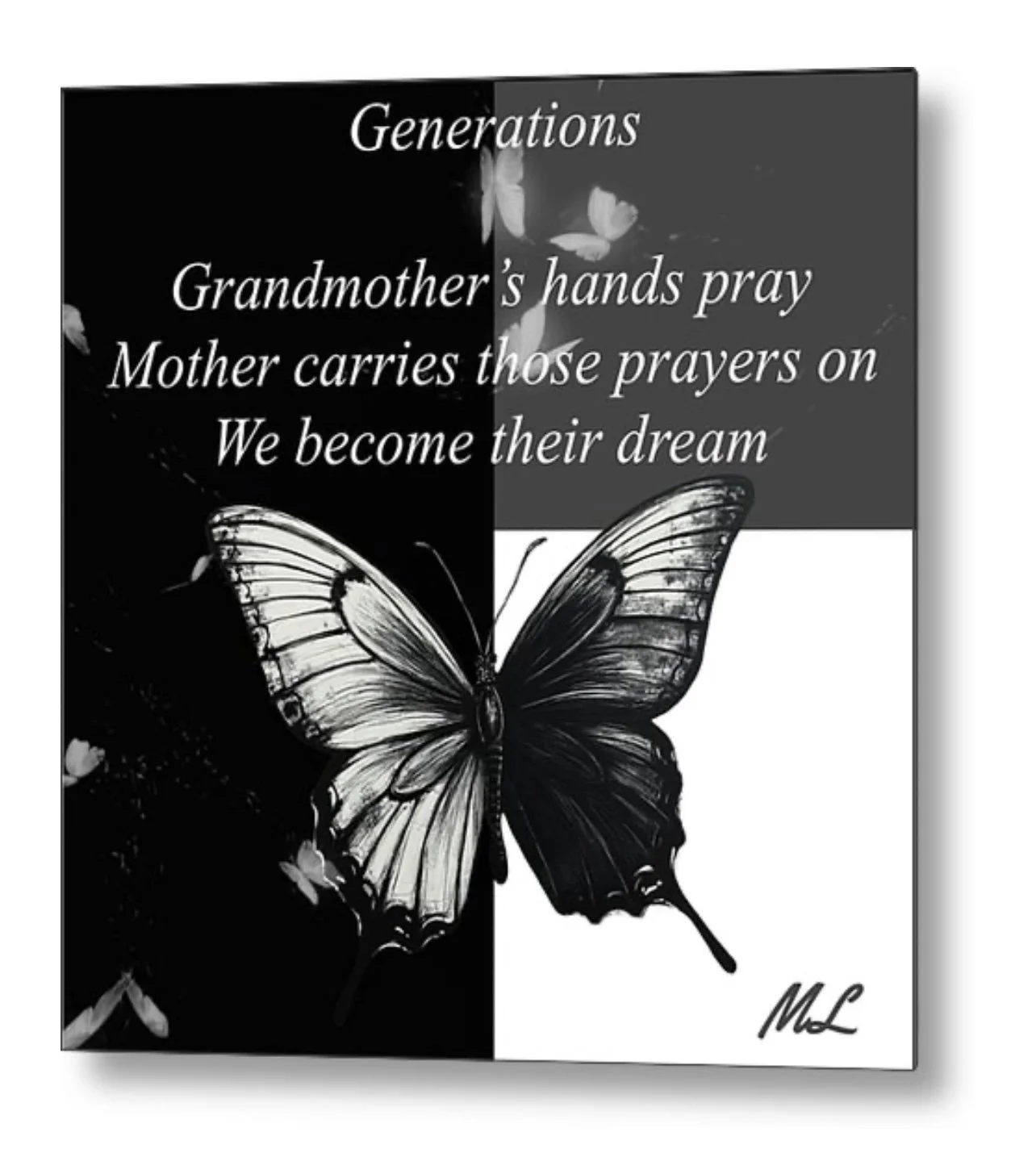 "Generations" Poetry Art