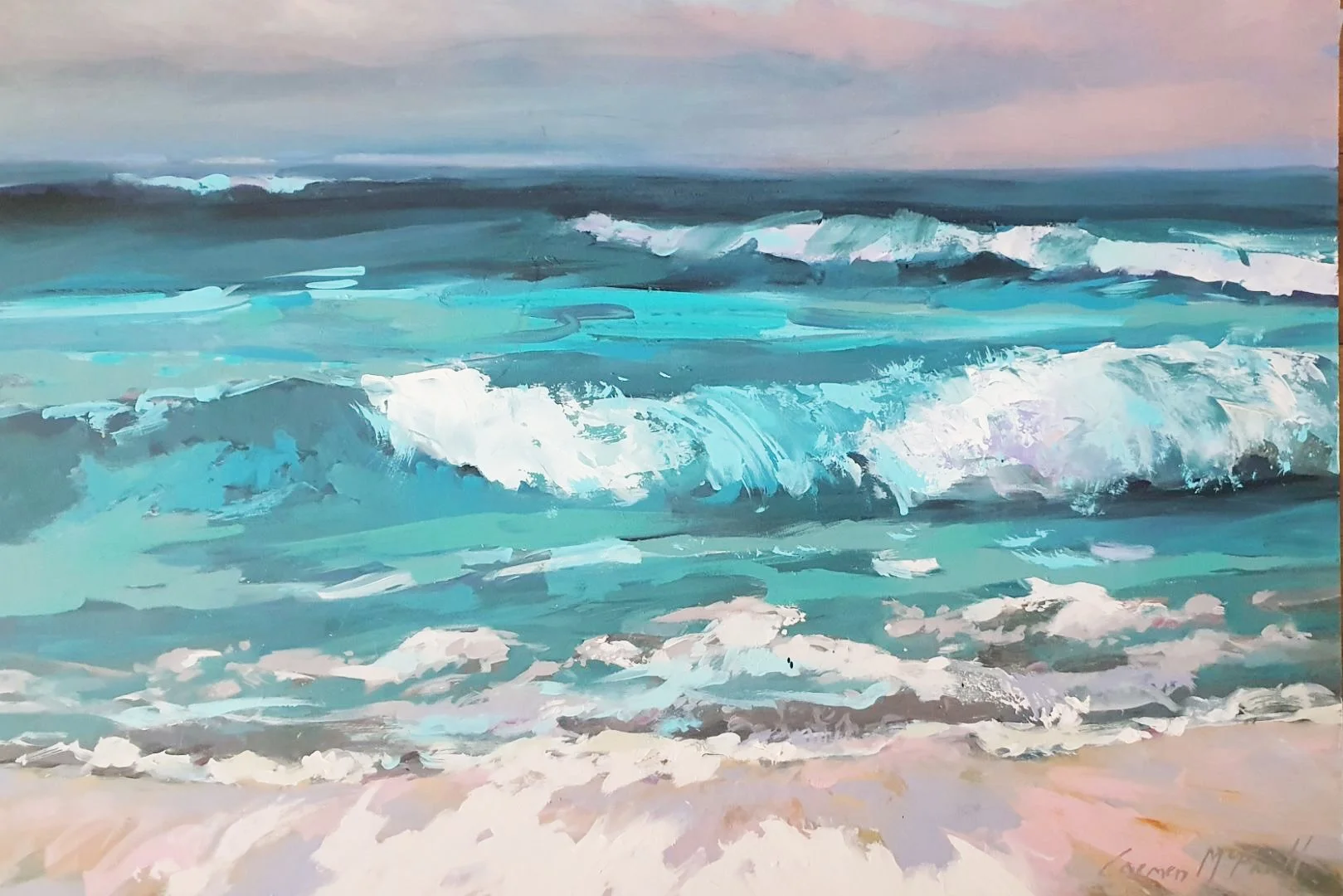 "Wave to Shore" by Carmen McFaull
