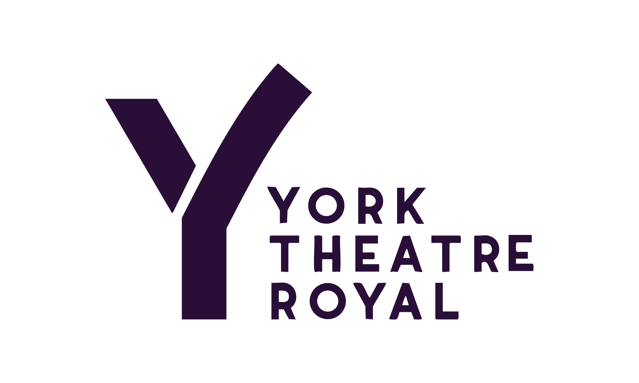 Logo for 'York Theatre Royal' in purple text