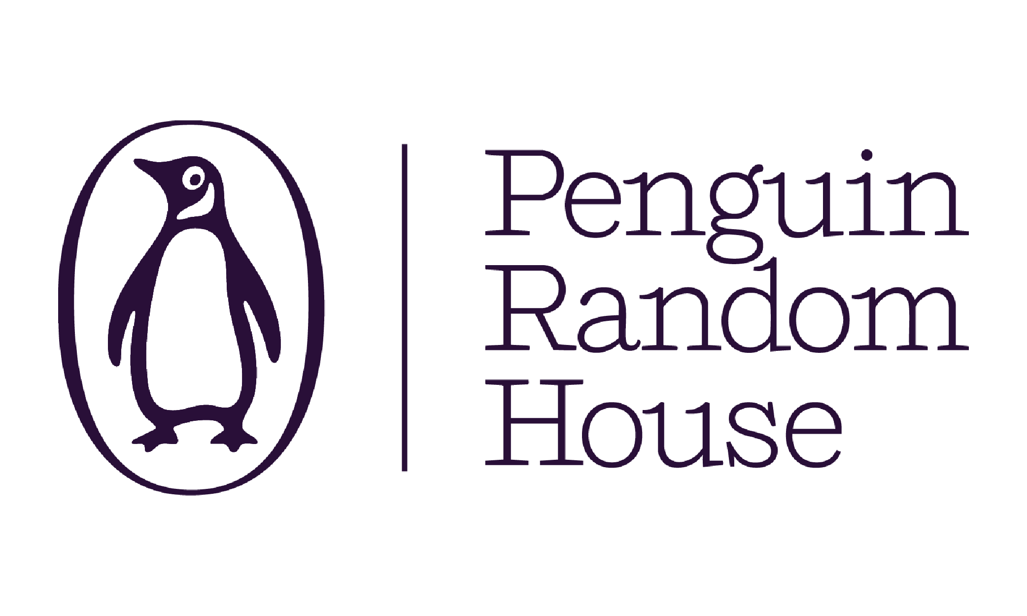 Logo for 'Penguin Random House' in purple text
