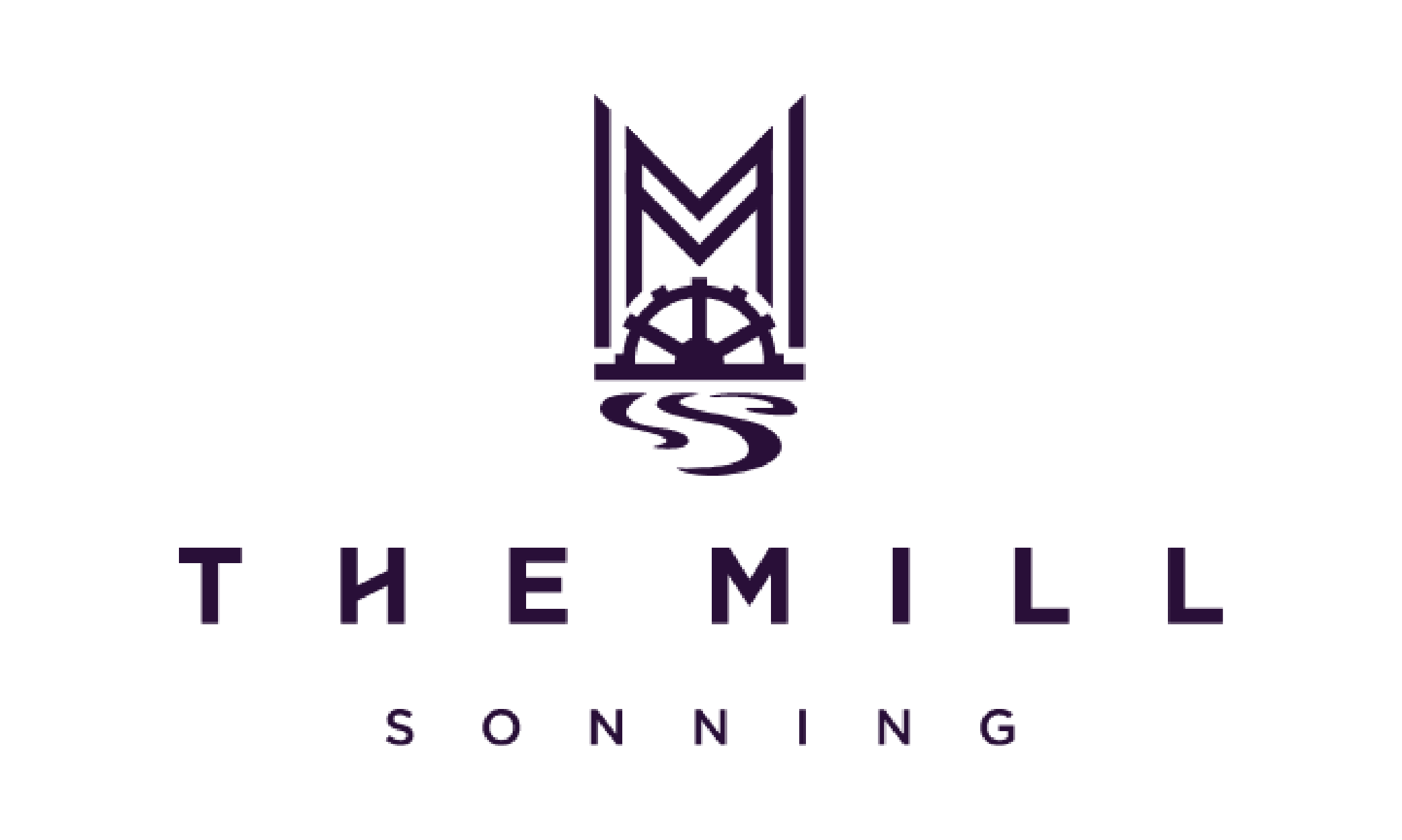 Logo for 'The Mill' in purple text