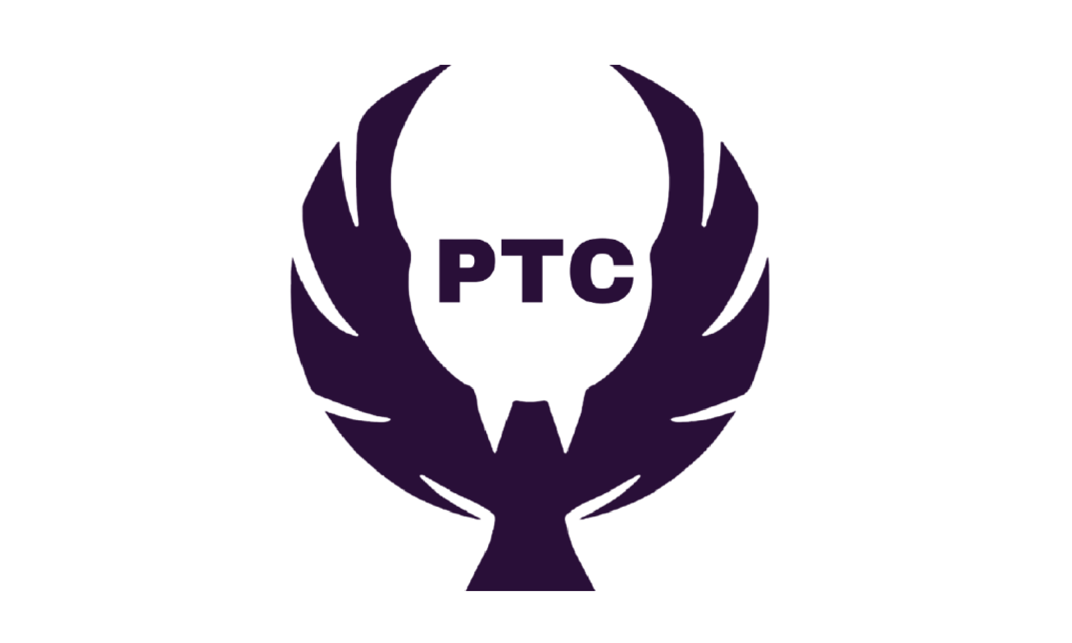 Logo for 'PTA' featuring purple bird