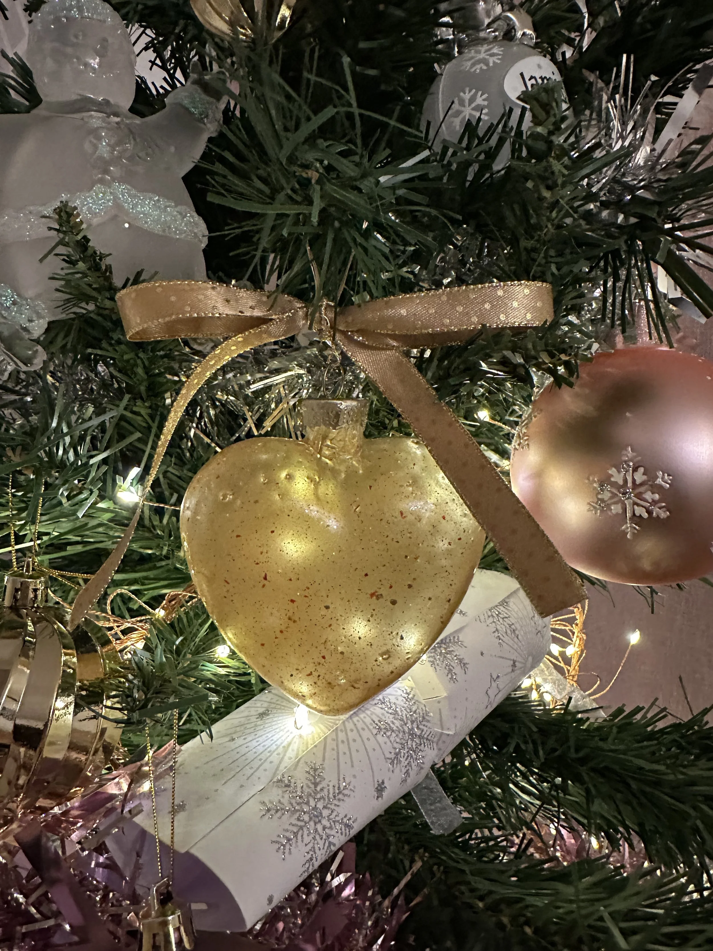 Glass Memorial Christmas Bauble