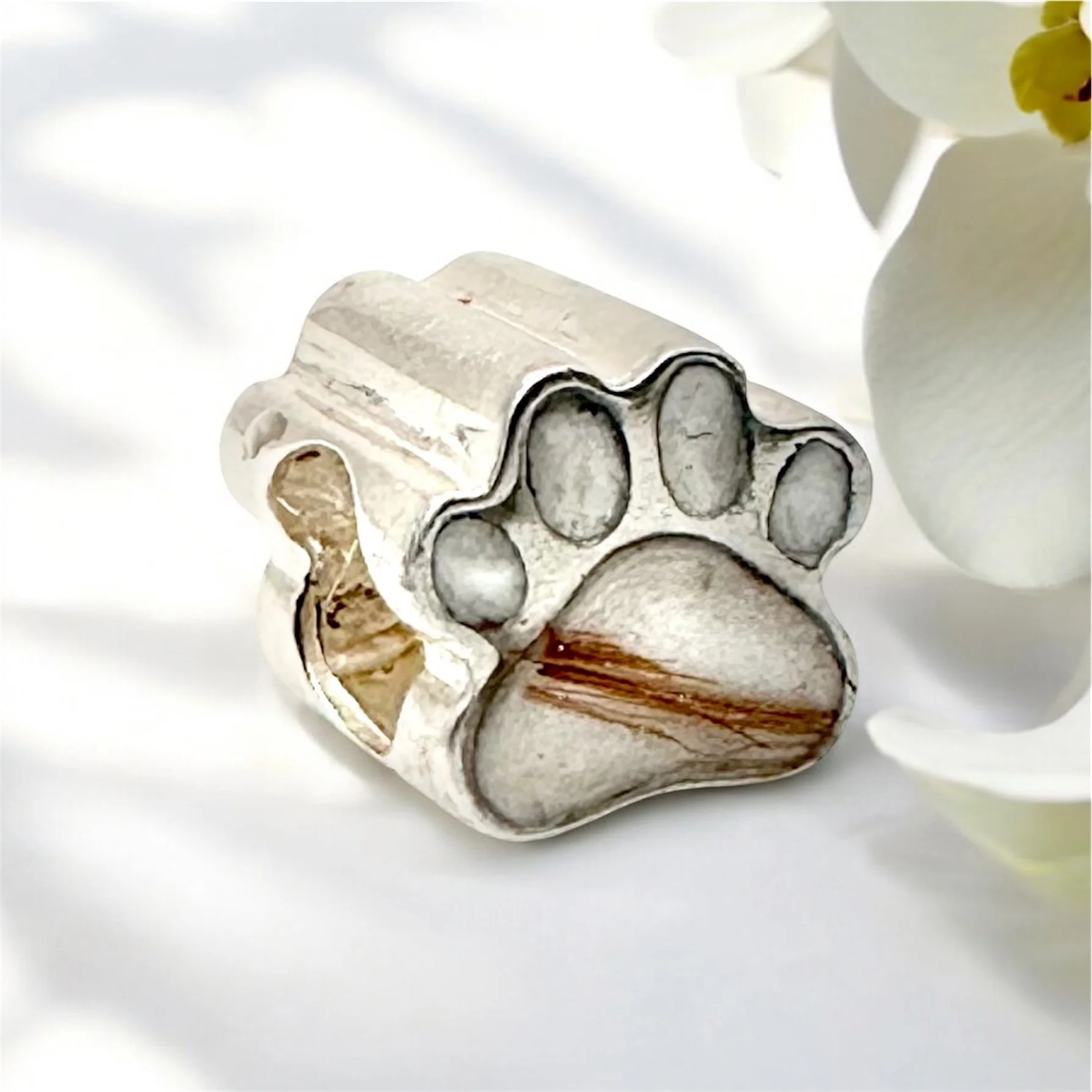 Sterling Silver Paw Charm