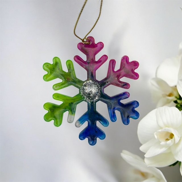 Christmas memorial snowflake