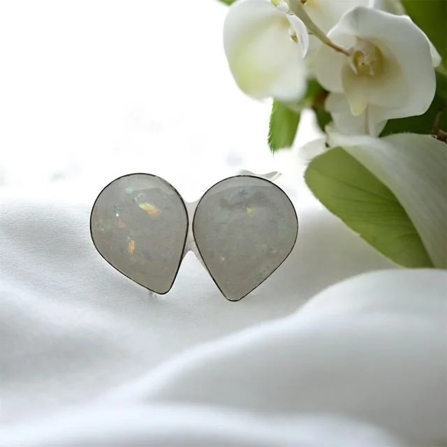 The Whispered Teardrop Stud