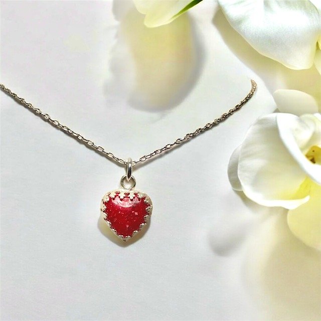 Essence Stone Heart Necklace