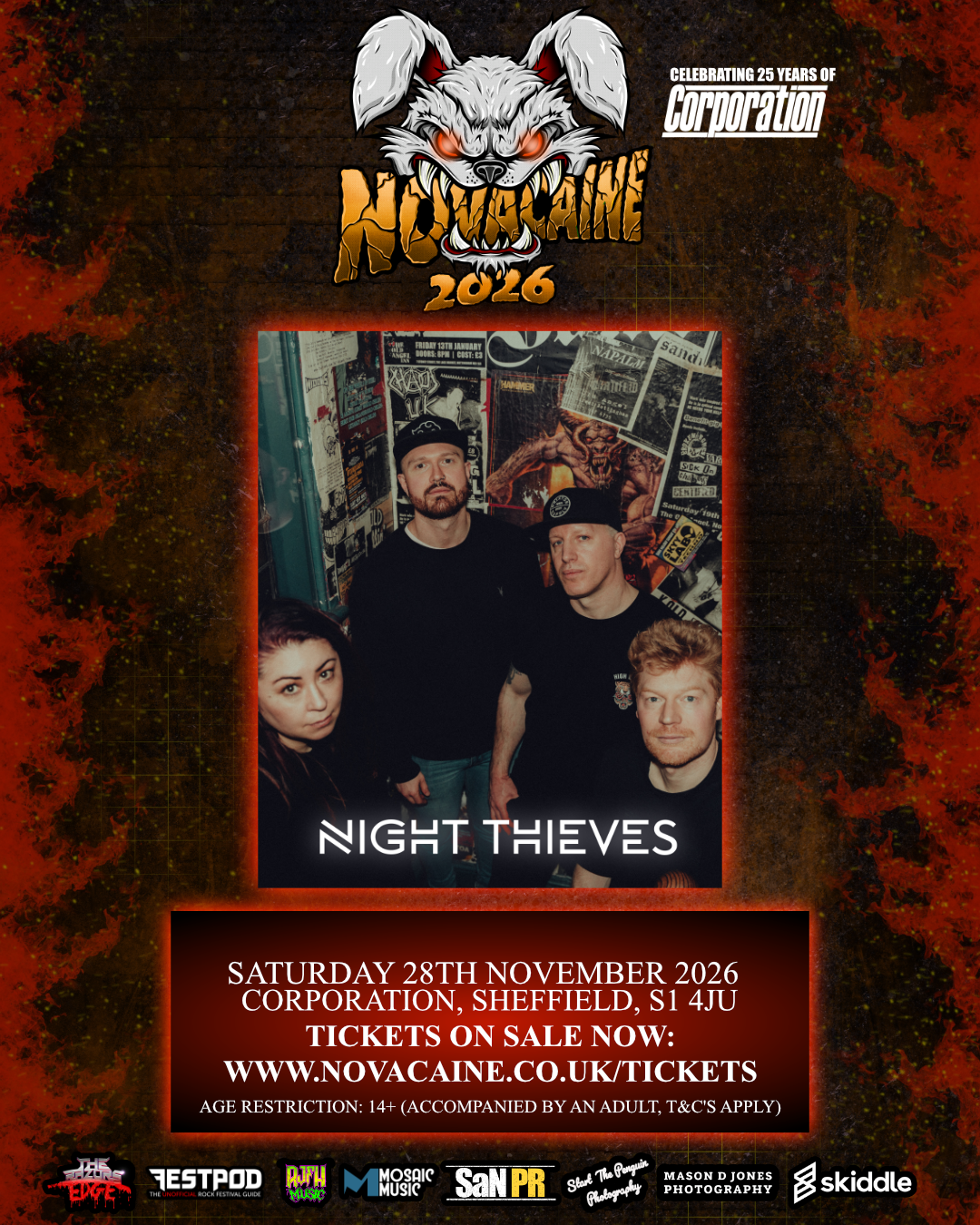 Night Thieves completes Novacaine Festival 2026 line-up