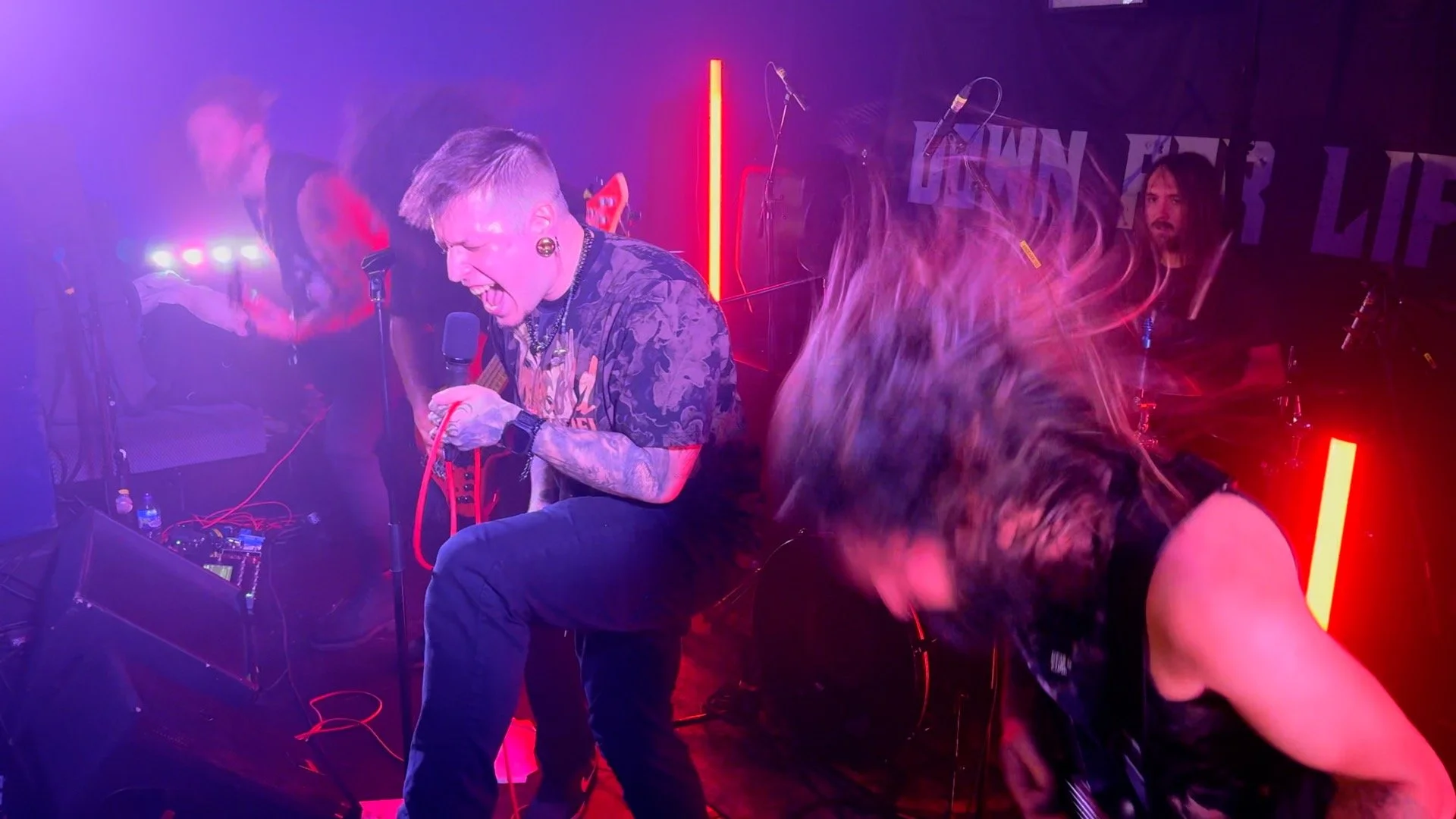 Perpetual Paradox performing on the Down For Life Music stage at Reading Rising 2025