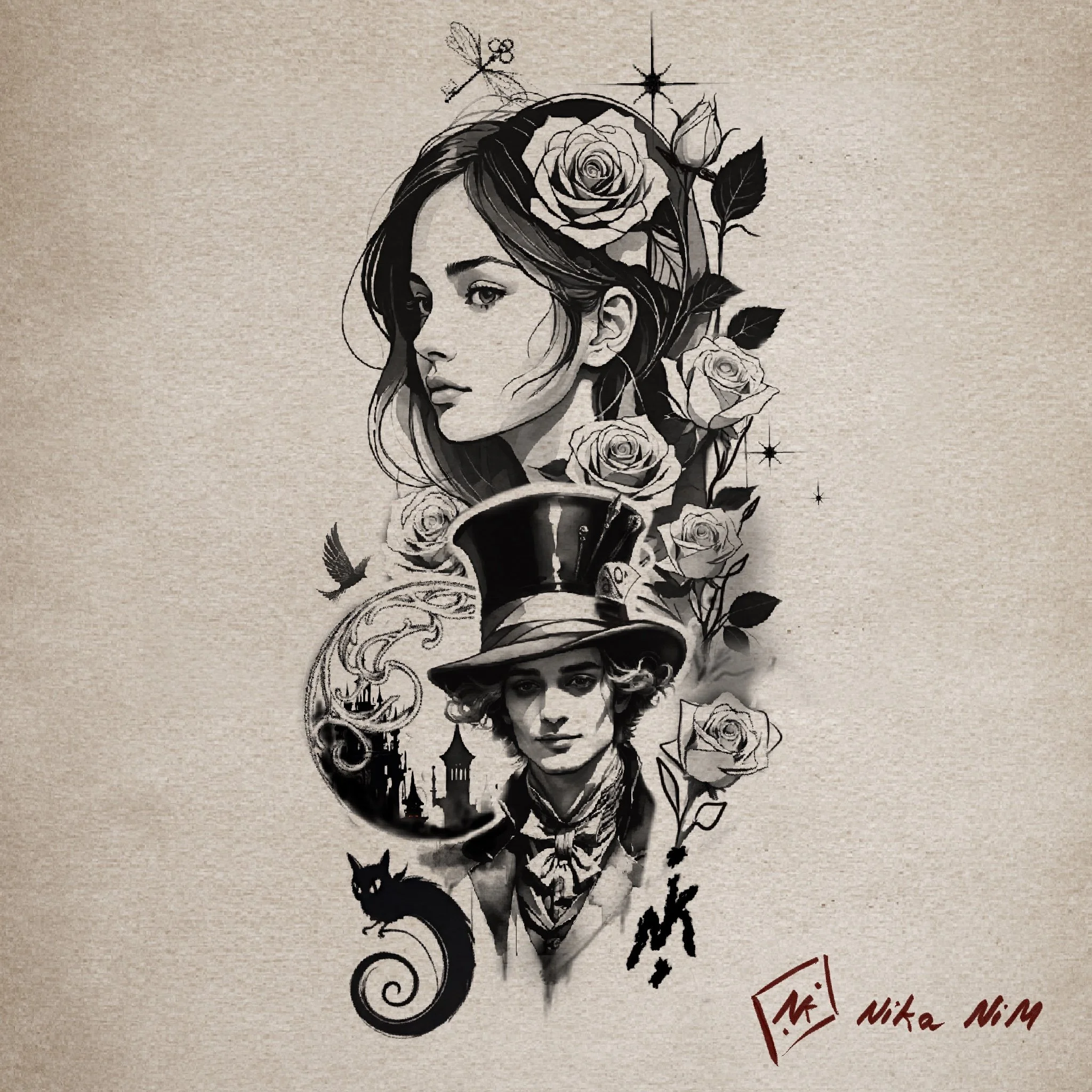 alice liddel tattoo