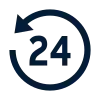 A circular logo with a large number 20 inside, surrounded by a circular arrow indicating recycling or renewal.