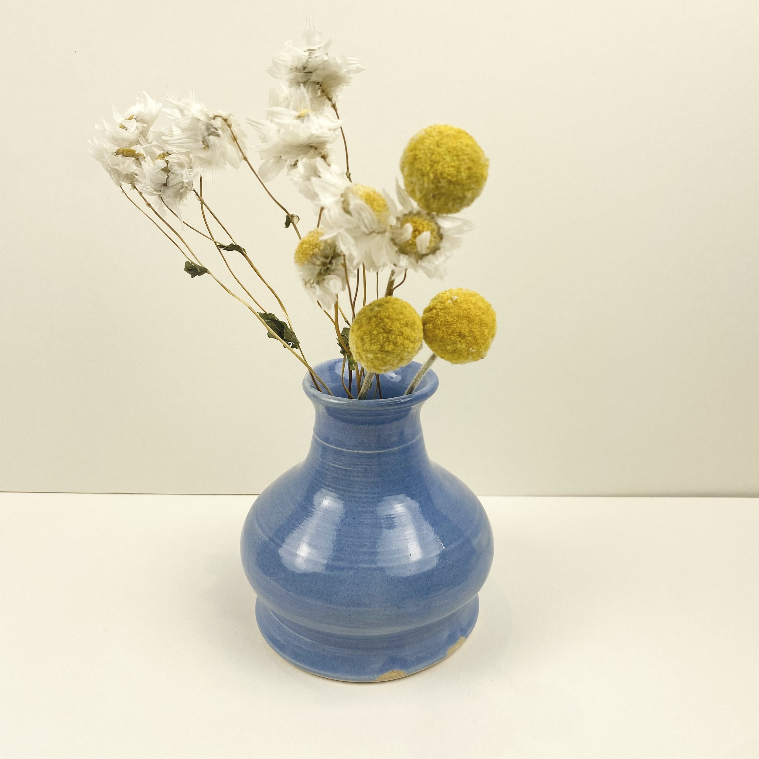 Cornflower Blue Bud Vase