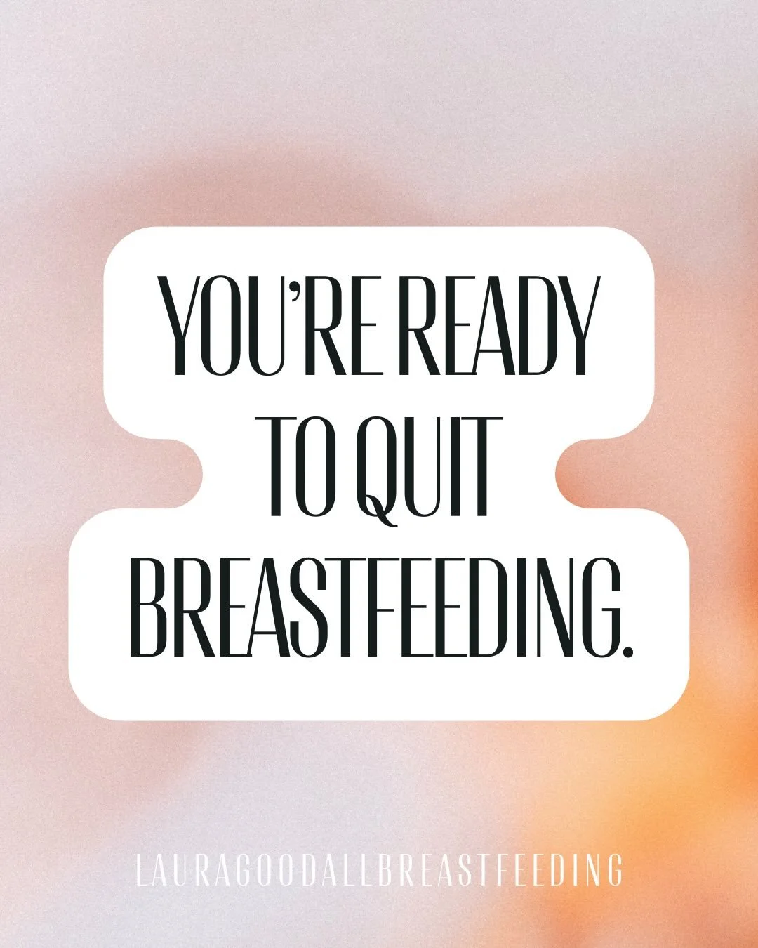 Breastfeeding feels impossible sometimes. That&rsquo;s ok! Let&rsquo;s talk about it. 🫂