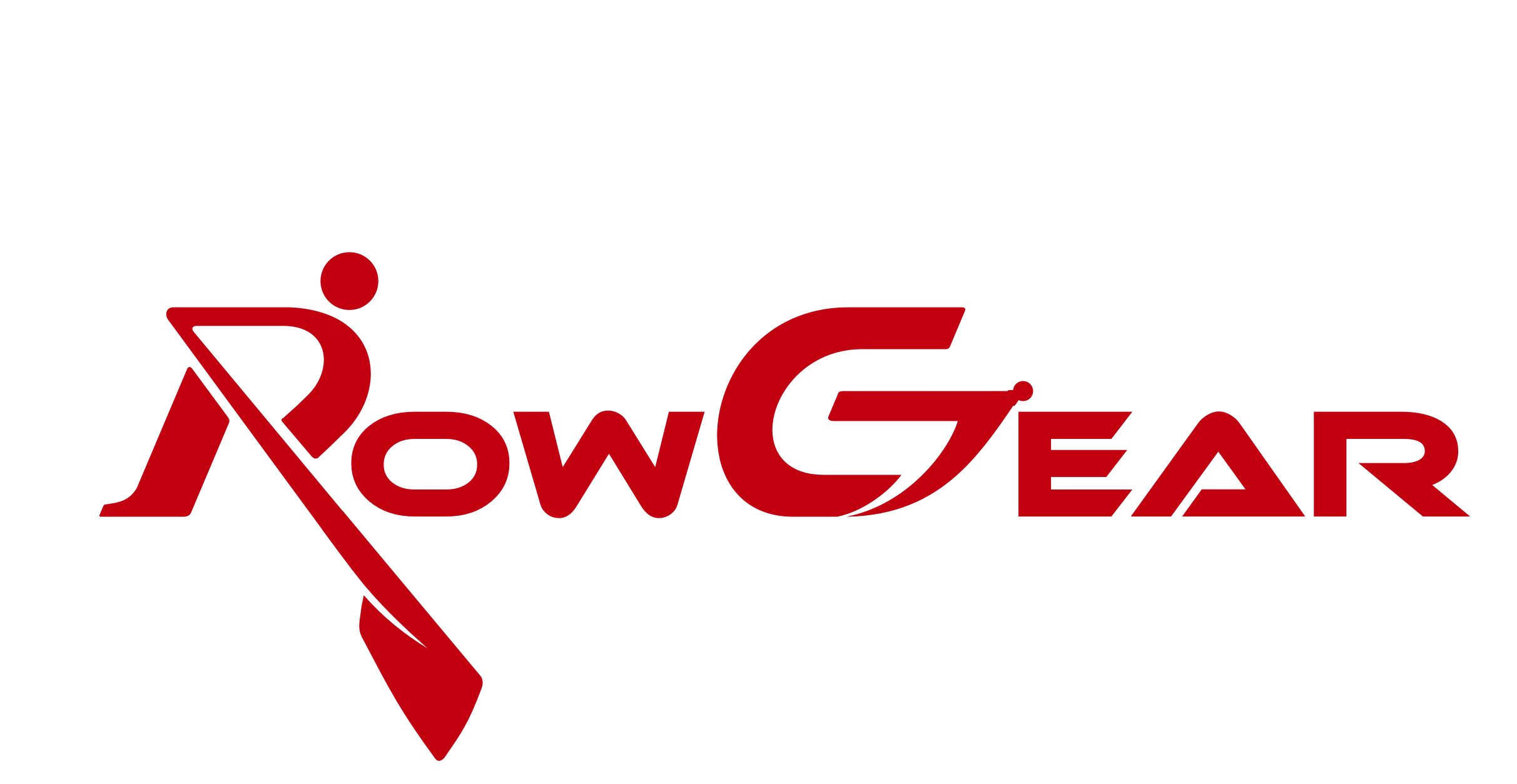 Red and black logo for 'RowGéAr' with a stylized human figure on the left.