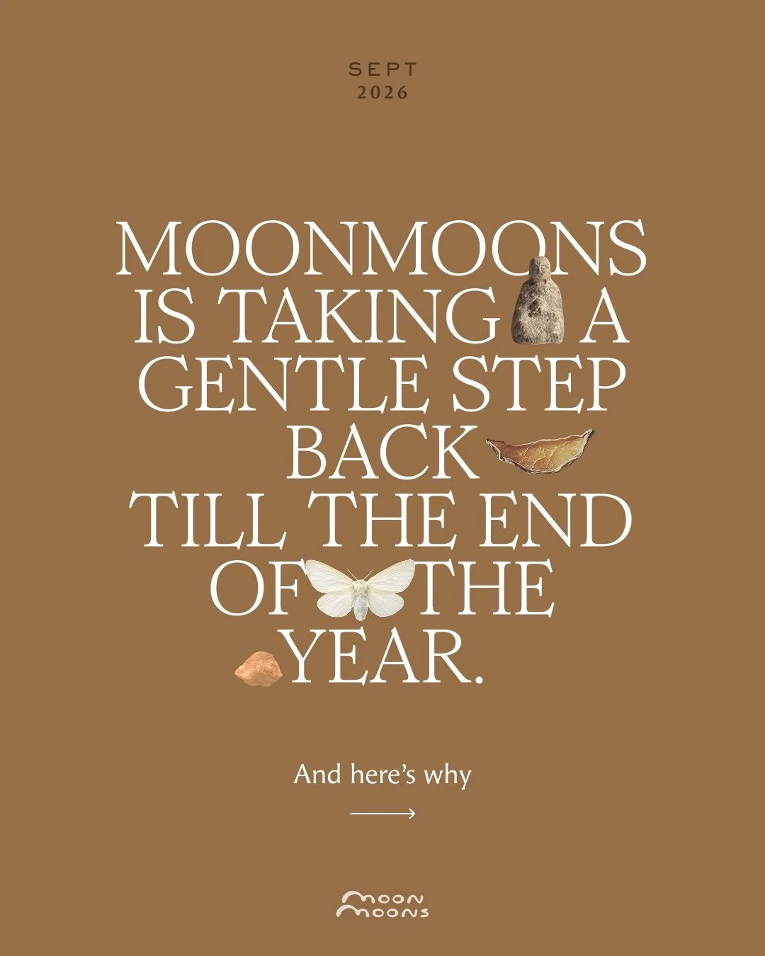 After three years of birthing and building, Moonmoons is taking a gentle step back through the end of the year &mdash; to rest, integrate, fortify, and make space for what comes next. Our app will be on pause, but the network and dialogue will remain