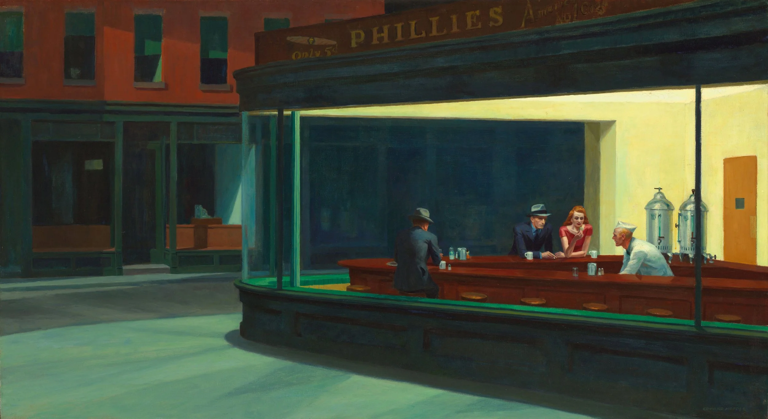 Nighthawks  Edward Hopper, 1942