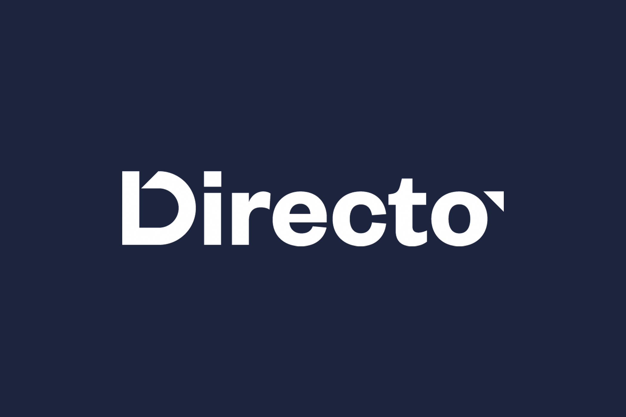 Text reading 'Director' on a dark blue background.