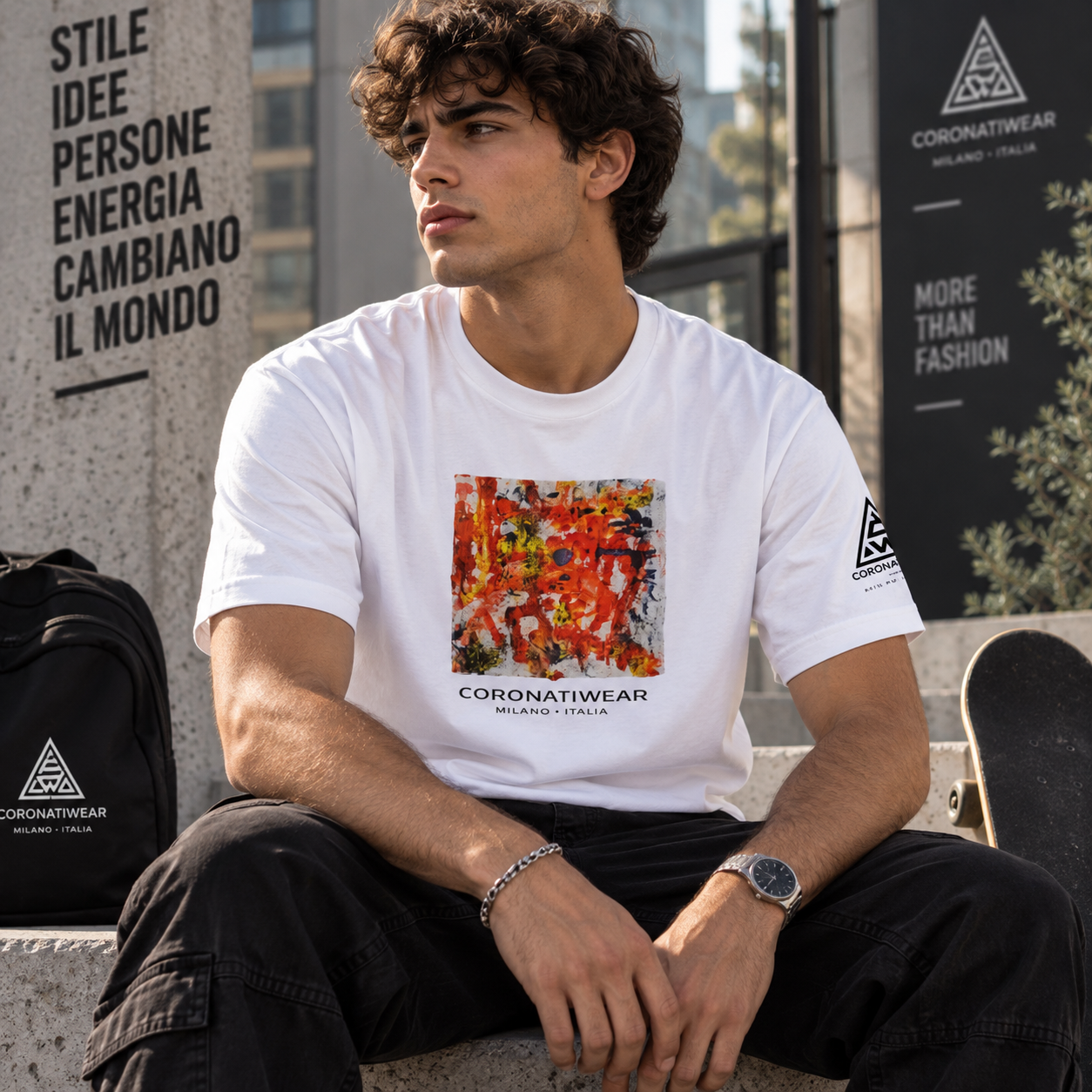 Coronatiwear Box Tee – Artist Edition | Urban Flame