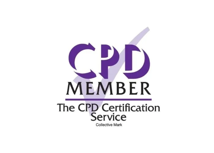 CPD Member logo with the text "The CPD Certification Service" and a purple and black design.
