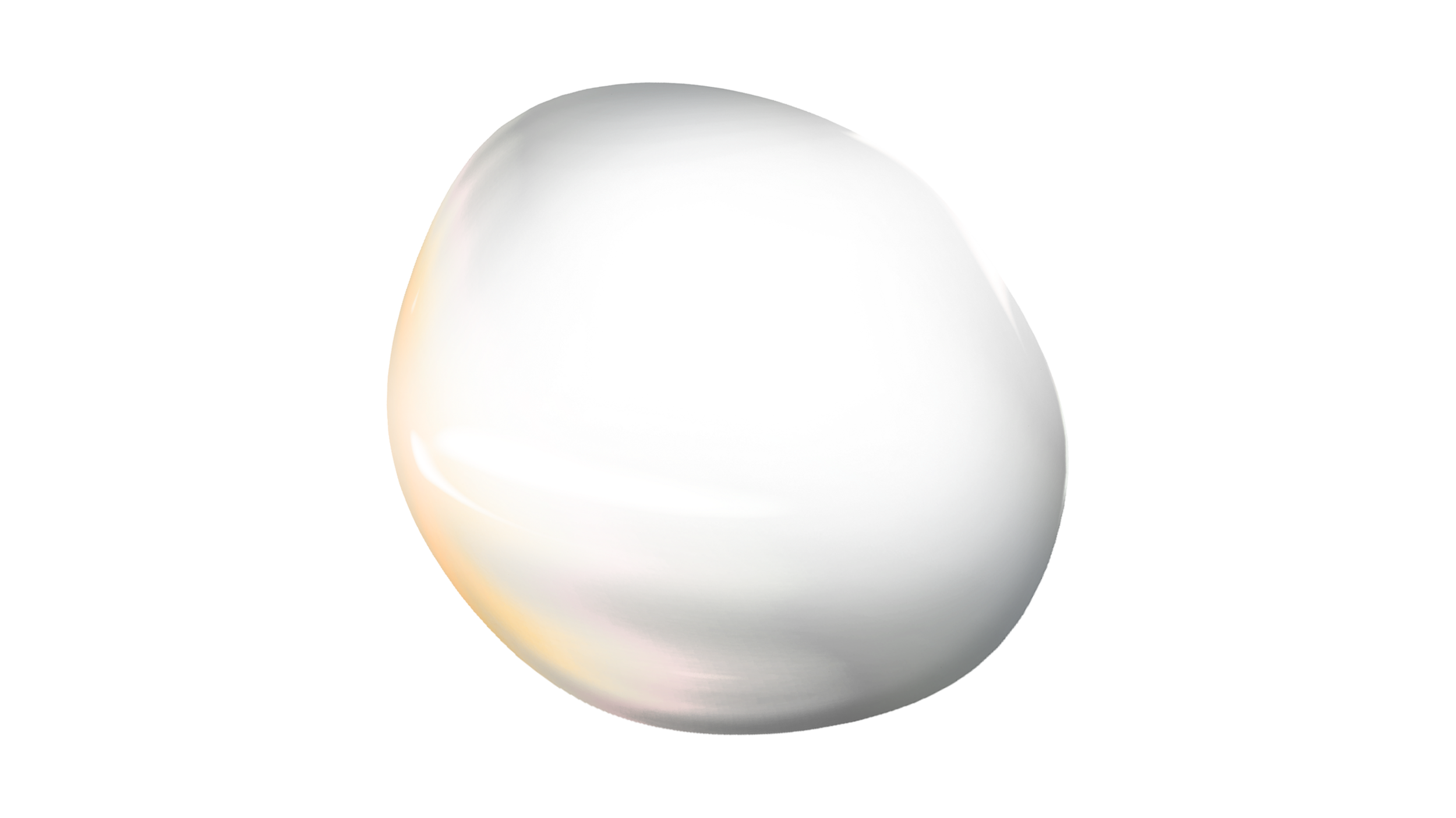 Close-up of a metallic, shiny sphere with a distorted reflection of the surroundings.