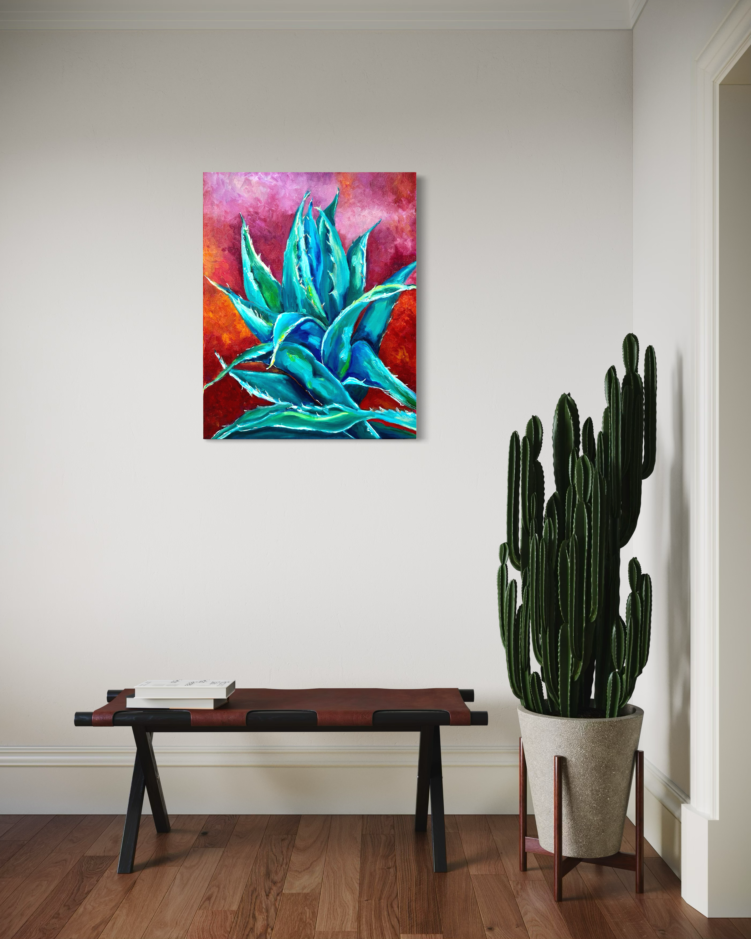 Agave-expressive-oil-painting-anitha-iyer-7