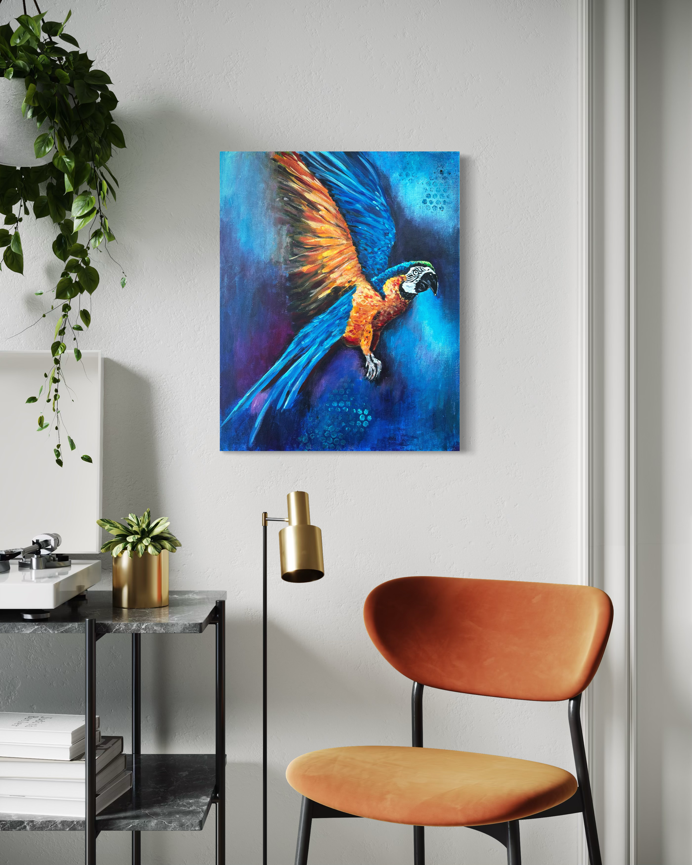 Feisty-Zulee-bird-painting-anitha-iyer2