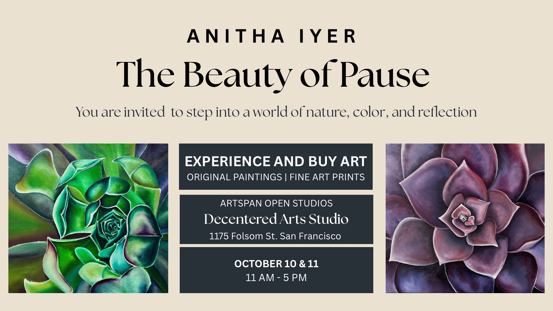 The Beauty of Pause SF Artspan Open Studios @ Decentered Arts Studio