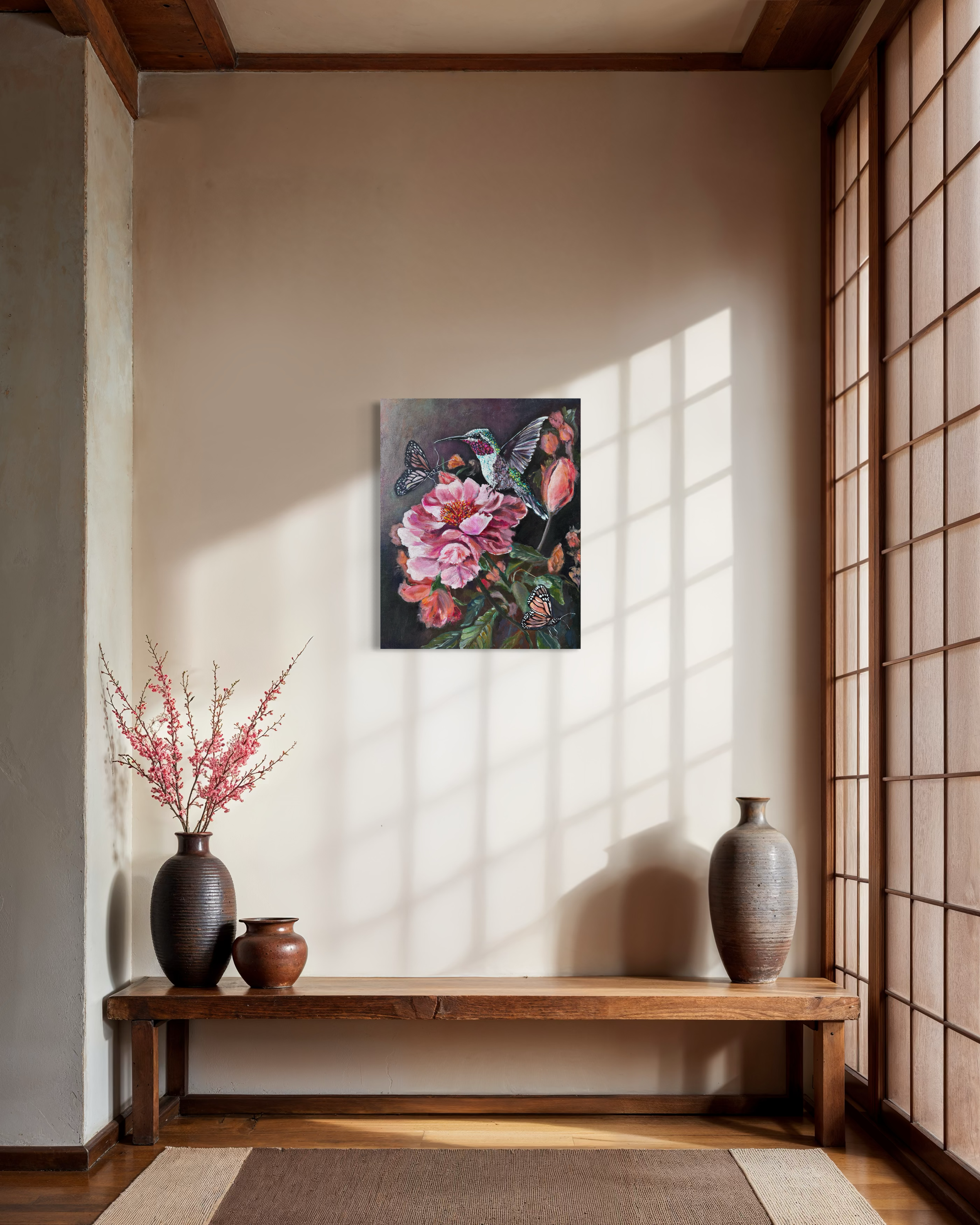 hummingbird-floral-painting-anitha-iyer3