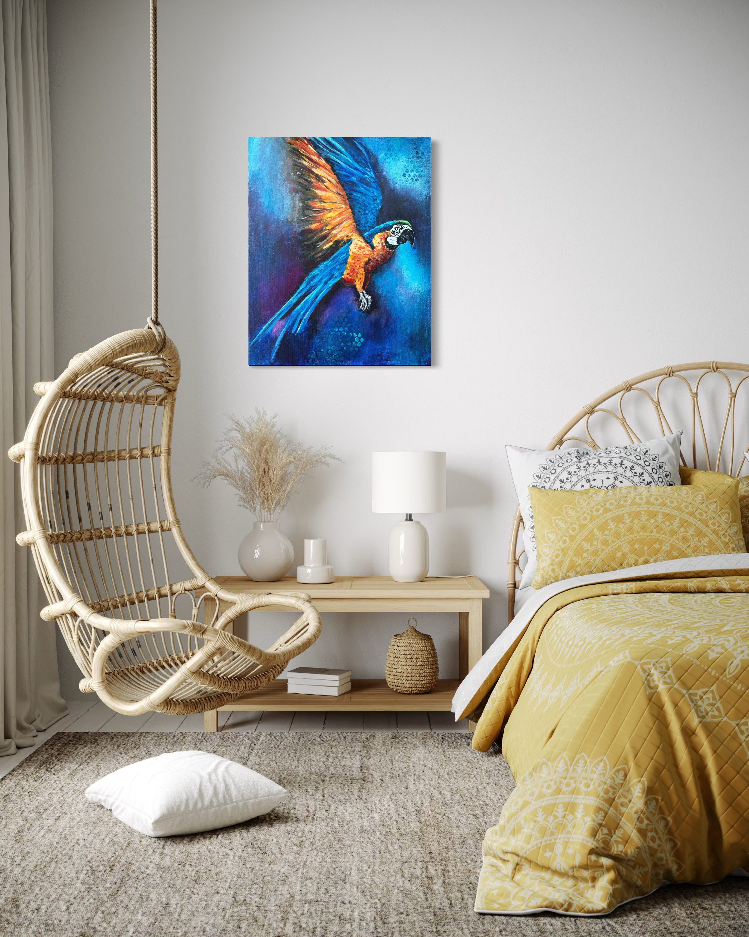 Feisty-Zulee-bird-painting-anitha-iyer5