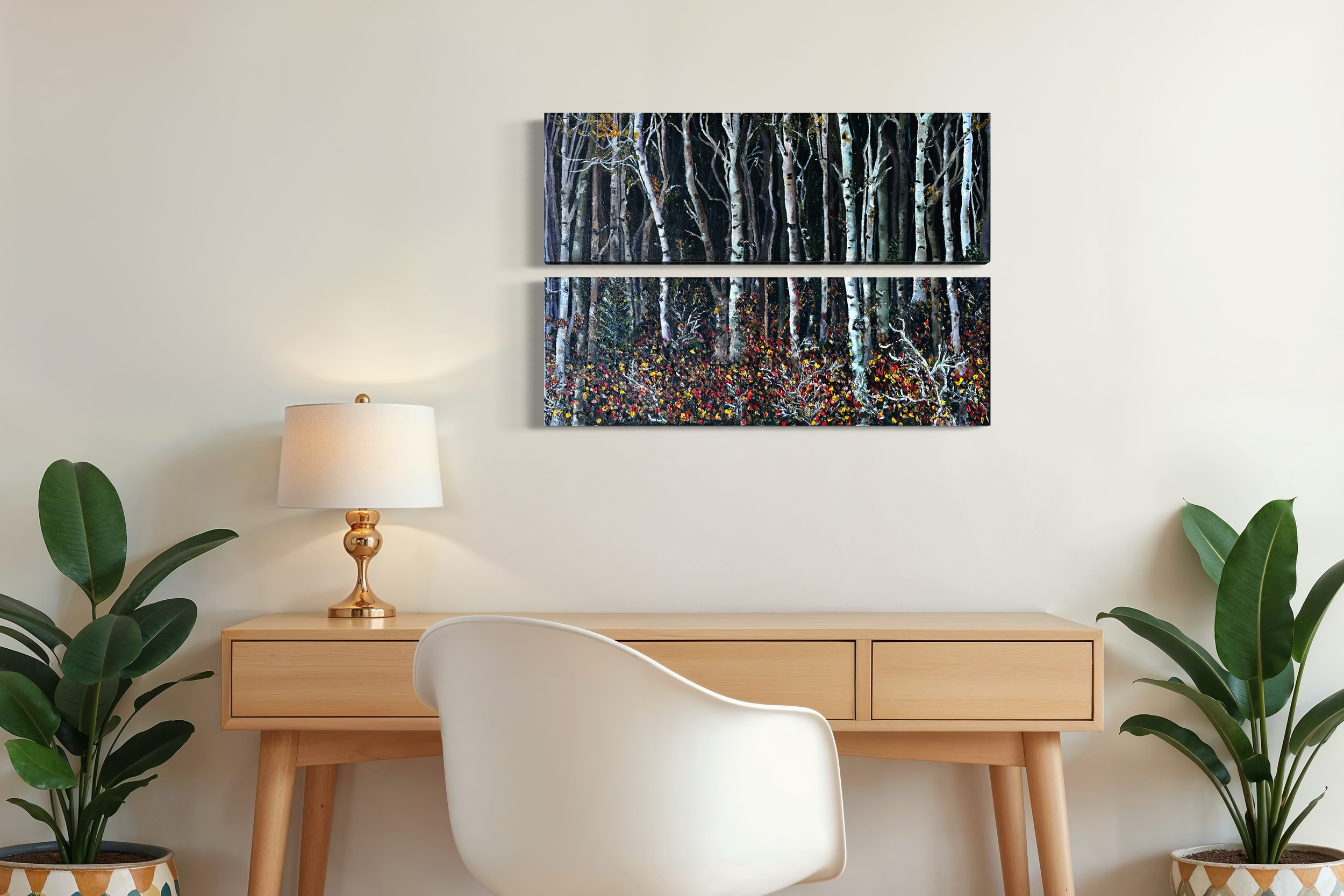 the-forest-remembers-birch-forest-oil-painting-anitha-iyer2