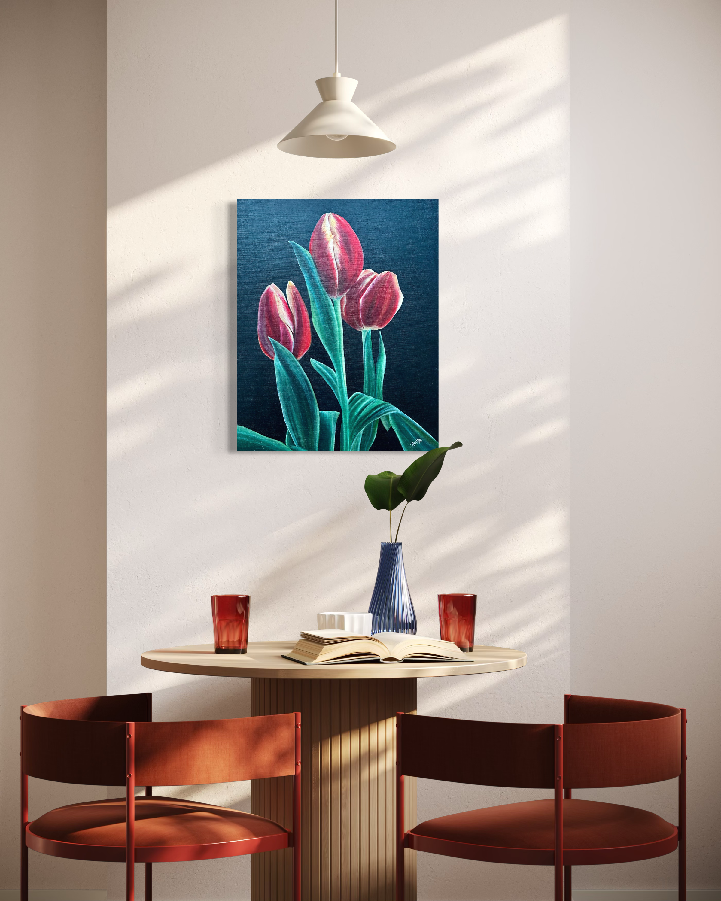 midnight-tulips-oil-painting-anitha-iyer6