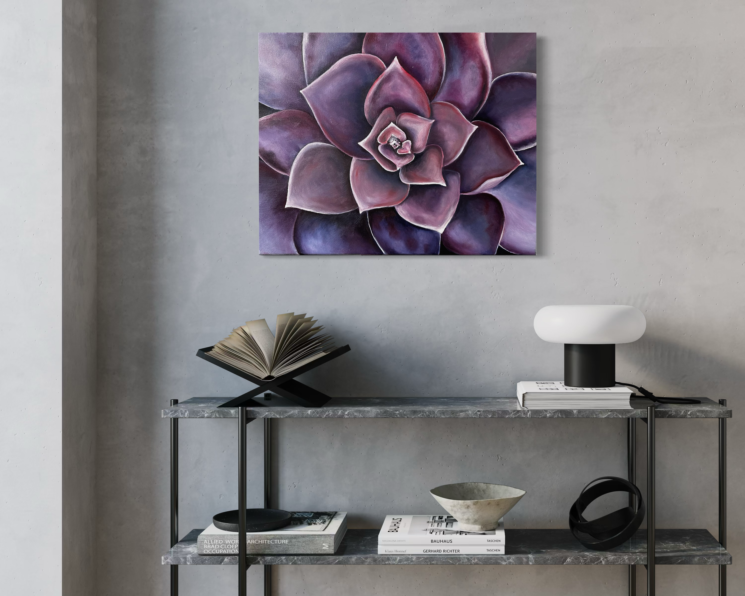 amethyst-succulent-oil-painting-anitha-iyer2