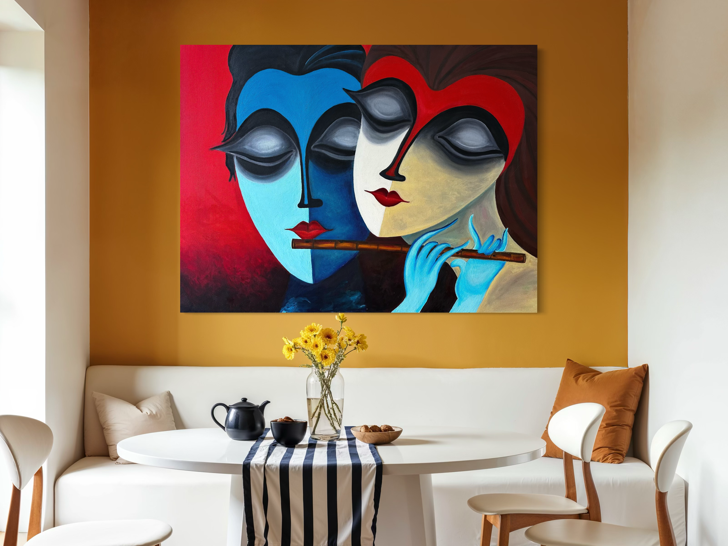 eternal-connection-contemporary-indian-oil-painting-anitha-iyer5