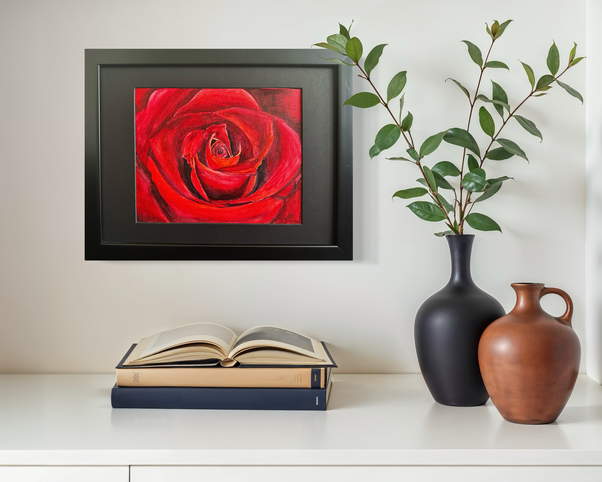 water-color-painting-red-rose-anitha-iyer4