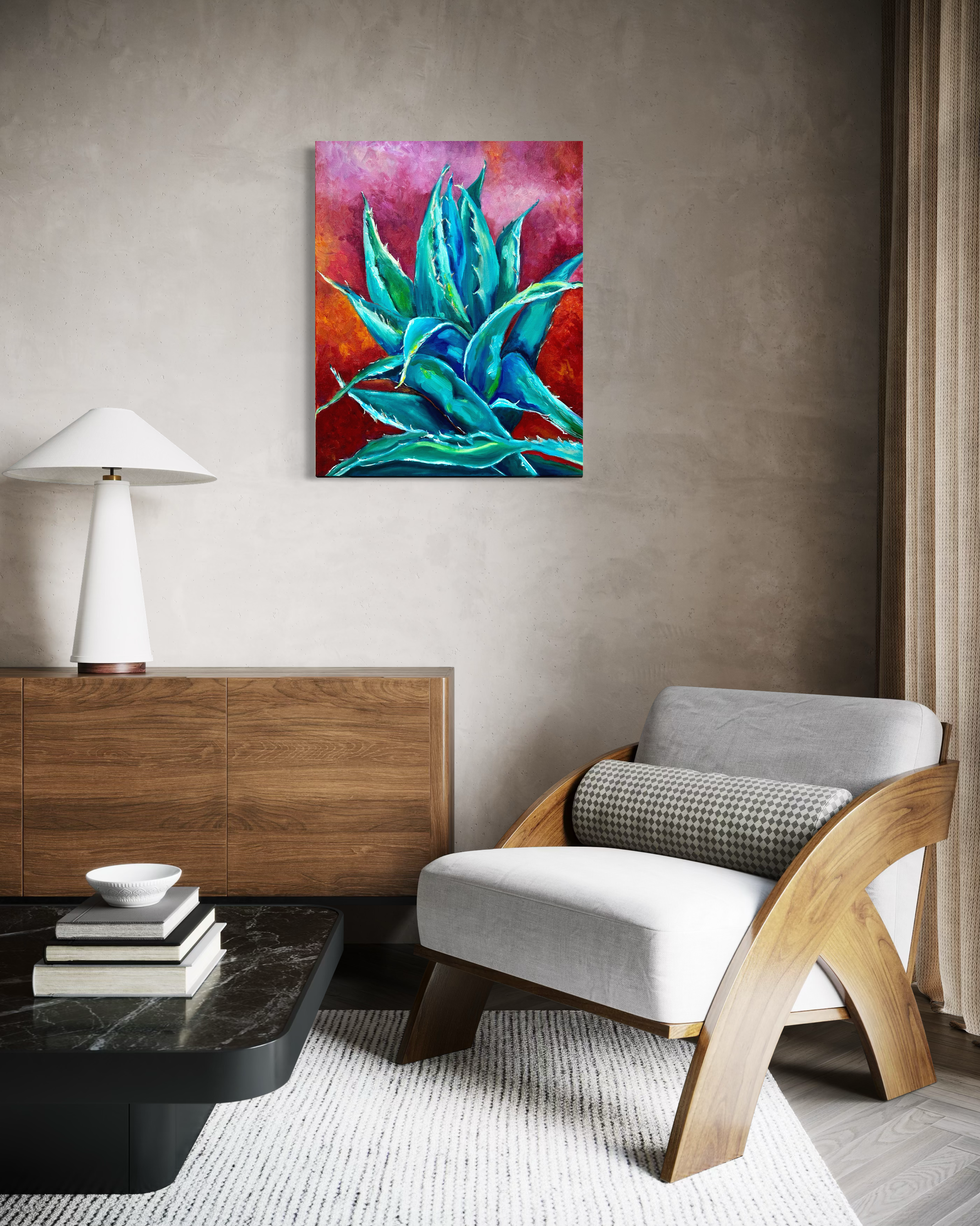 Agave-expressive-oil-painting-anitha-iyer-8