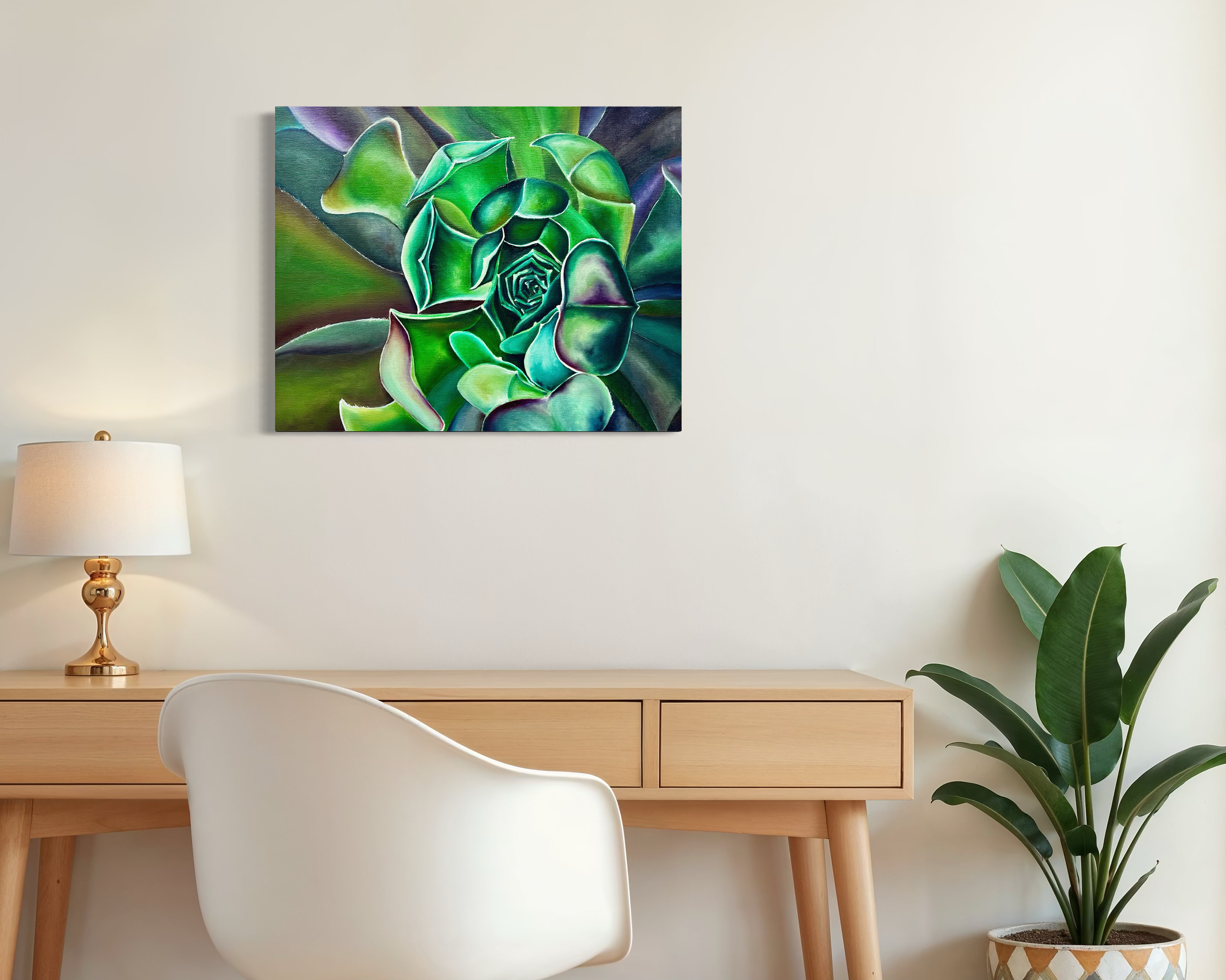 Succulent-serenity-oil-painting-anitha-iyer-5
