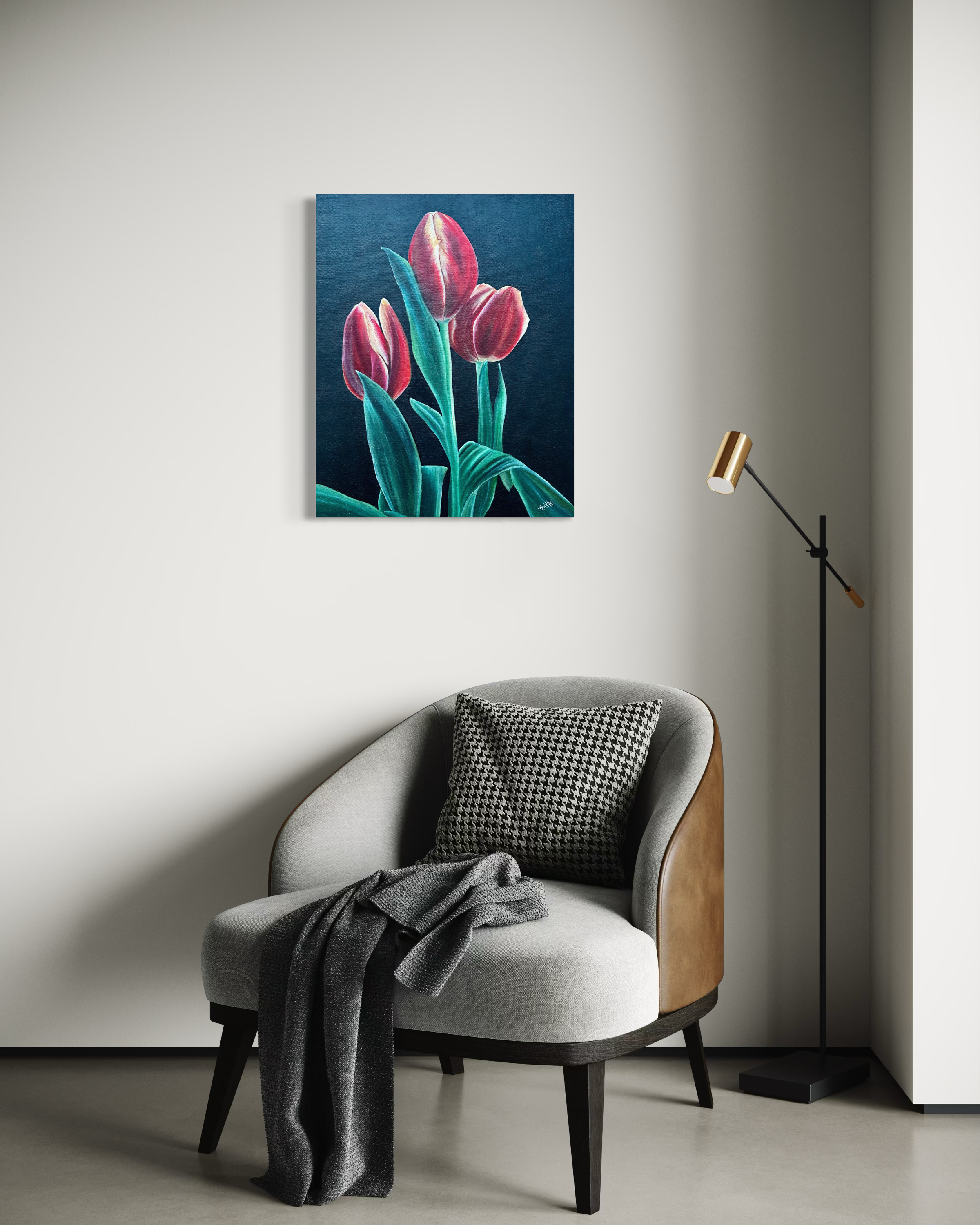 midnight-tulips-oil-painting-anitha-iyer2