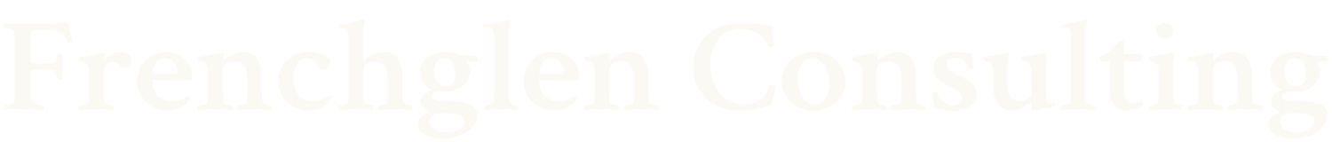Frenchglen Consulting