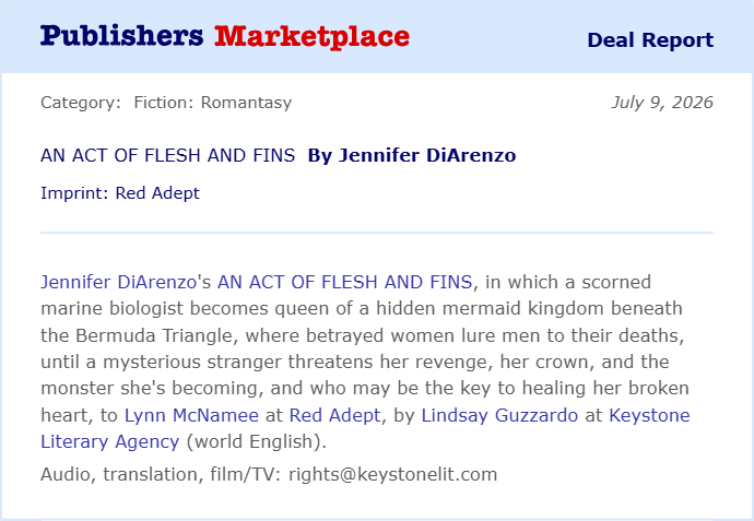 Publishers Marketplace Report