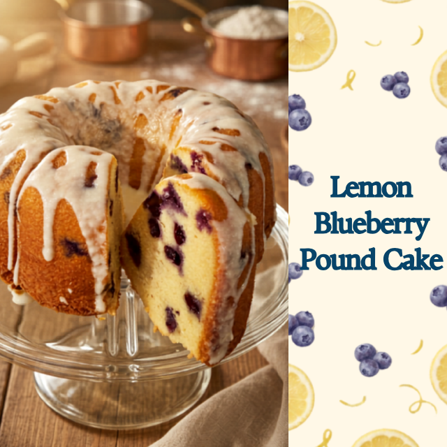Lemon Blueberry Pound Cake
