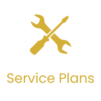 Icon of a wrench and screwdriver crossed over each other with the text 'Service Plans' underneath