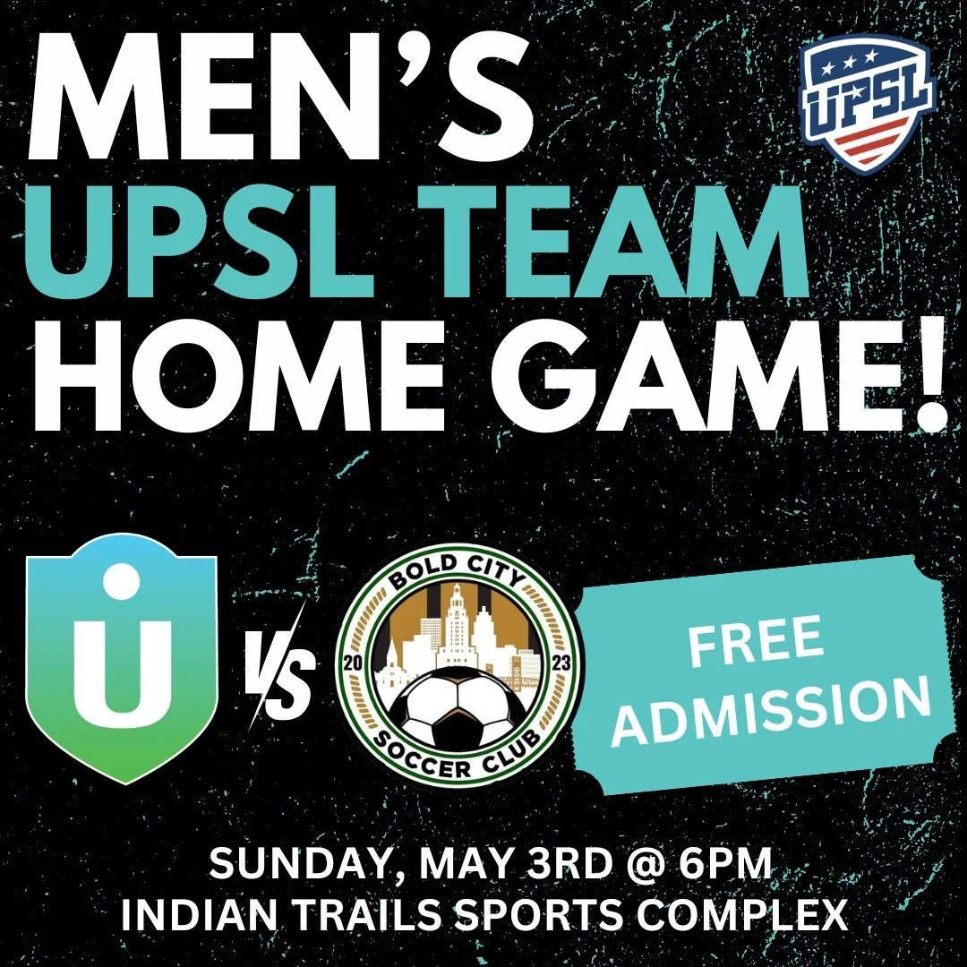 ⚽️ MATCH DAY ⚽️

Our Men&rsquo;s UPSL squad is back at home TOMORROW 🔥

🆚 Bold City SC II
🗓 Sunday @ 6PM
📍 Indian Trails Sports Complex

🎟 FREE Admission &ndash; bring the family and bring the energy!

Let&rsquo;s pack the sidelines and support 