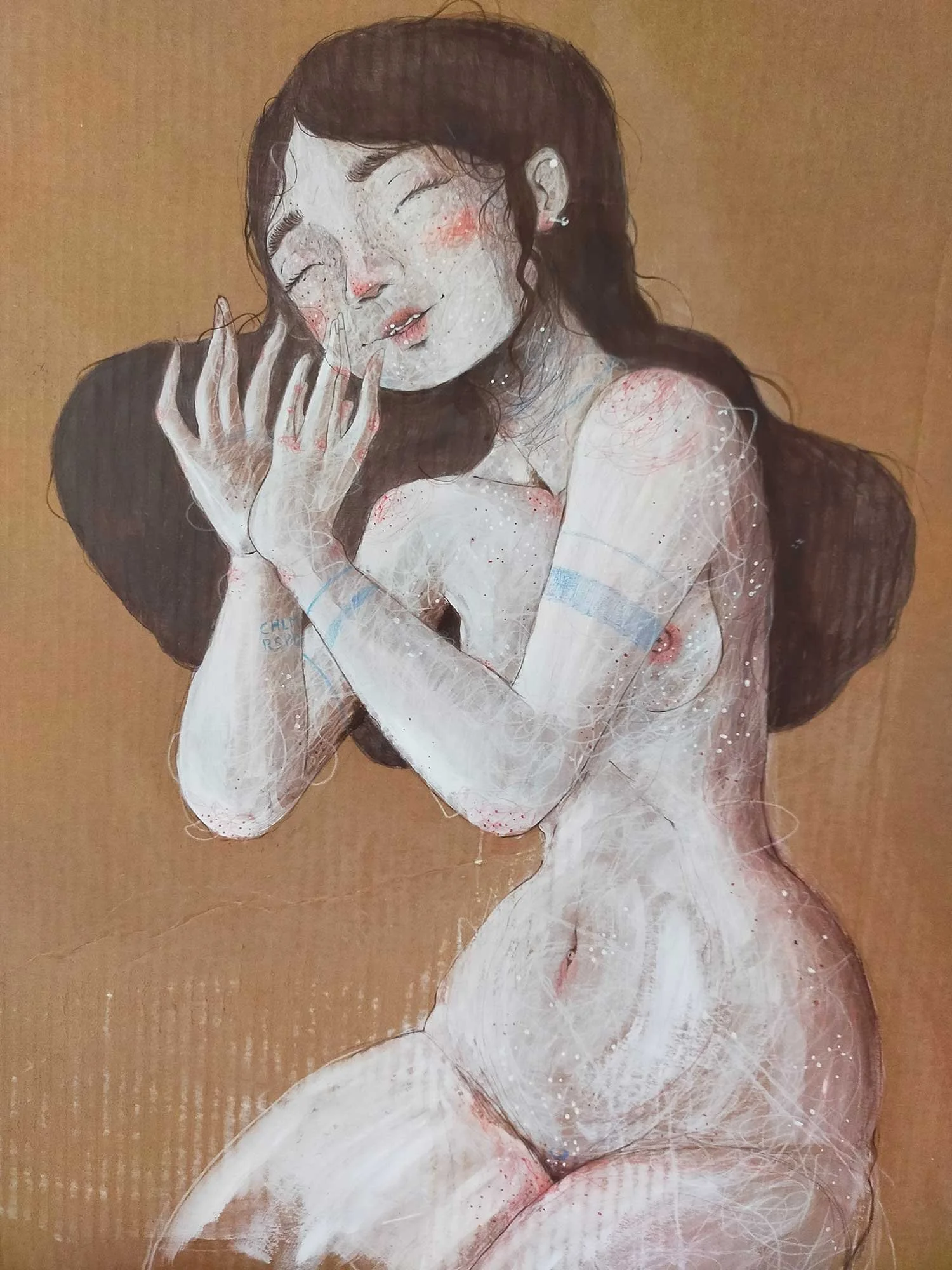 Mondi Invisibili - Il Bacio - Diego Gabriele
Acrylic and pastel painting on cardboard